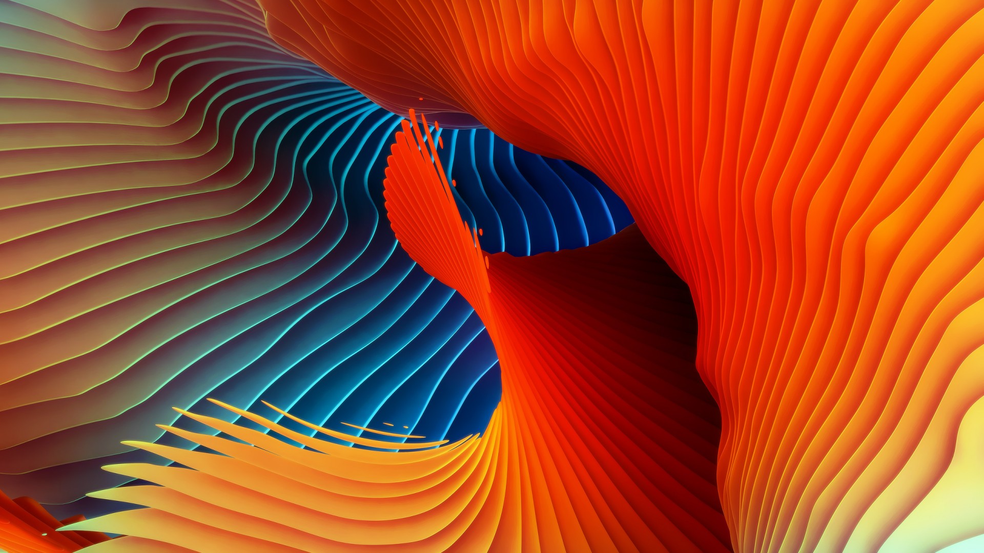 Abstract Macbook Pro Default Wallpapers