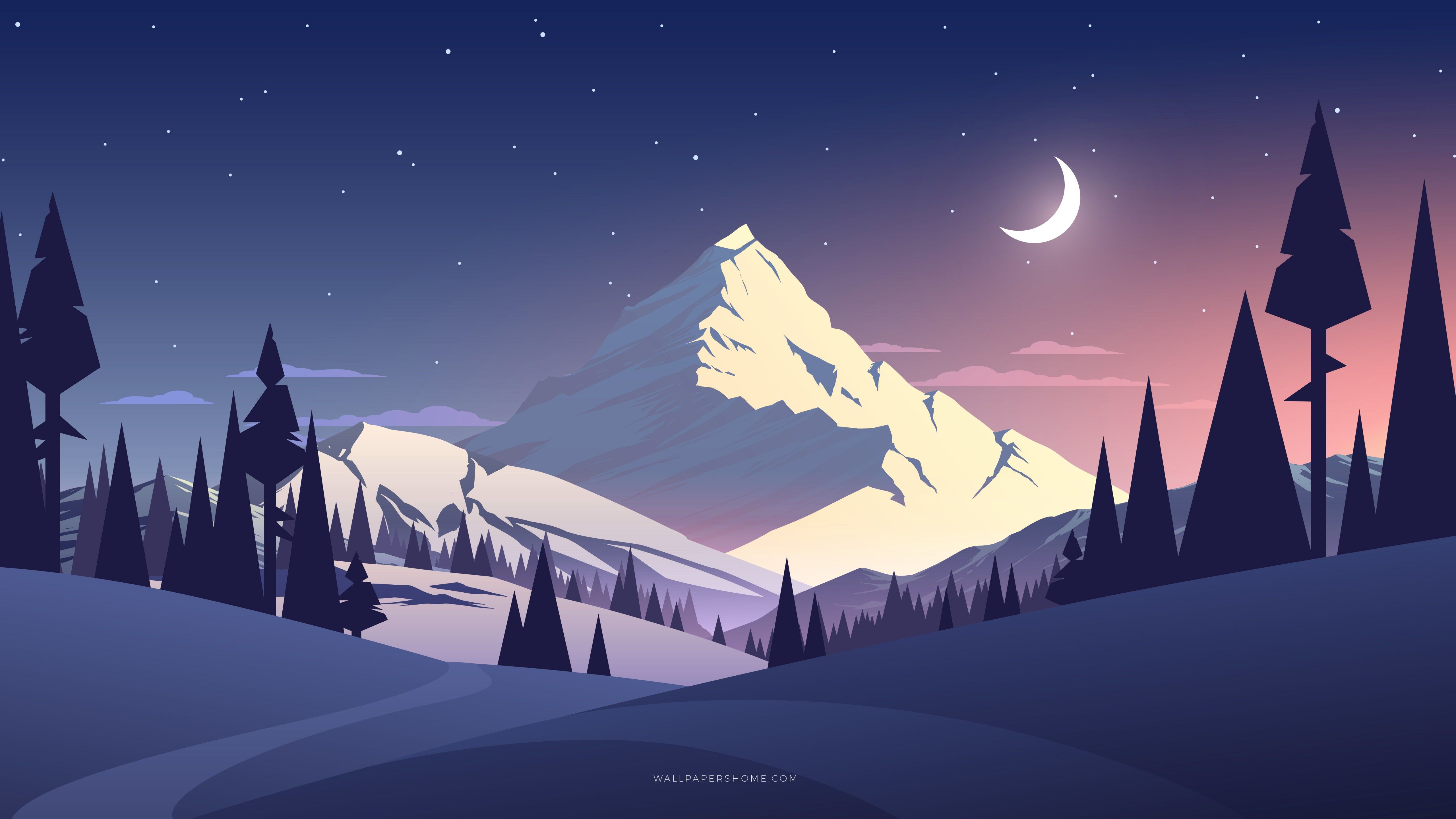 Abstract Mountains Wallpapers