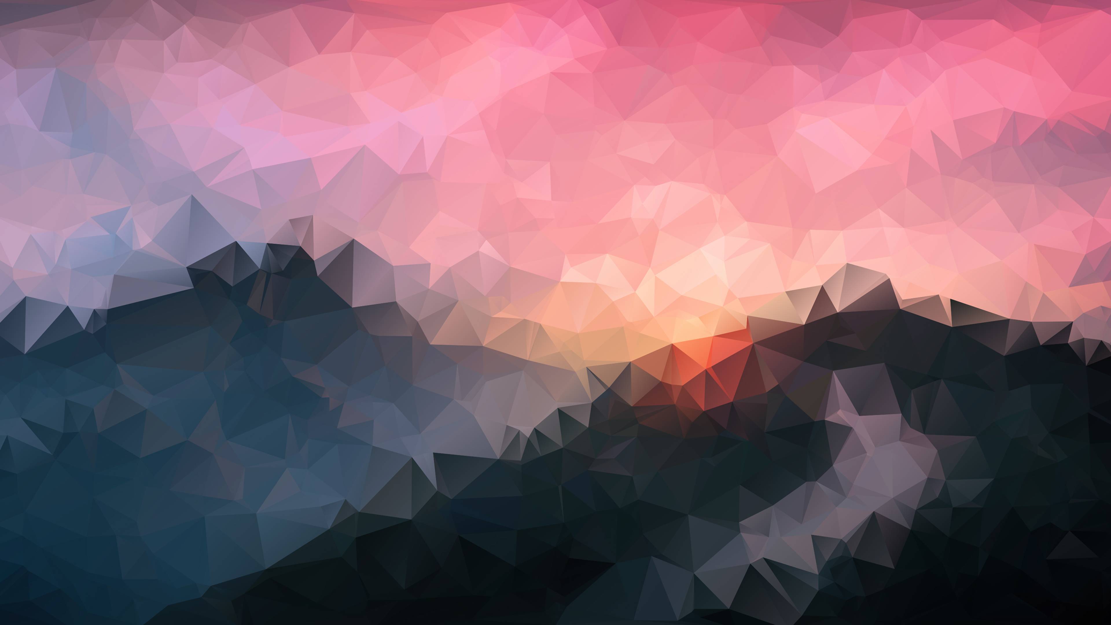 Abstract Polygon 4K Wallpapers