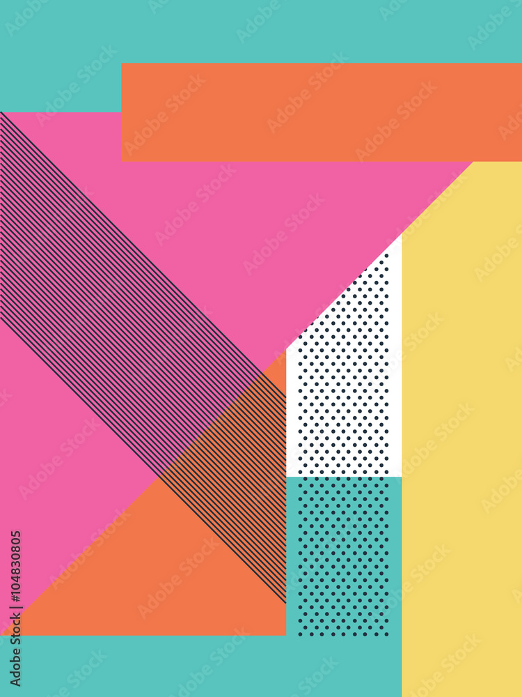 Abstract Retro Colors Wallpapers