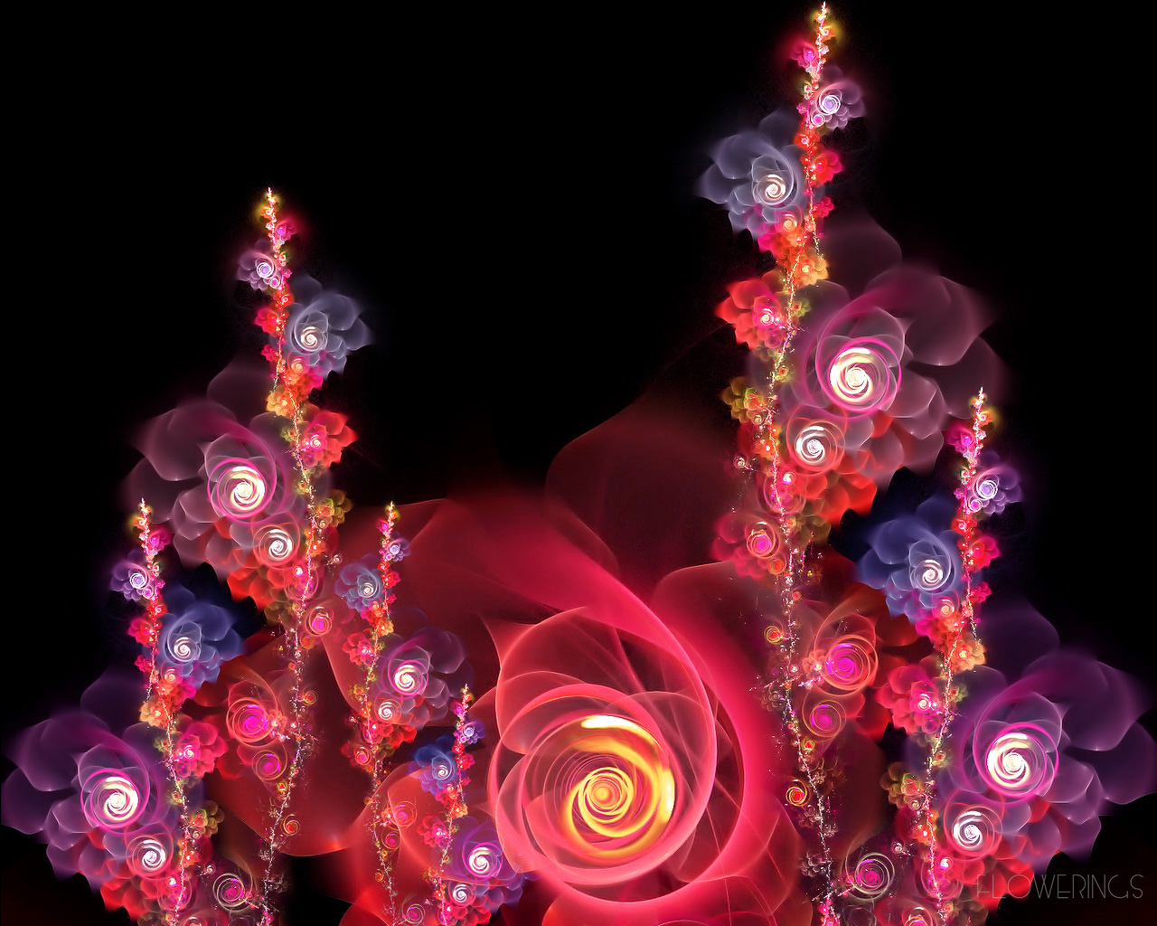 Abstract Roses Desktop Wallpapers