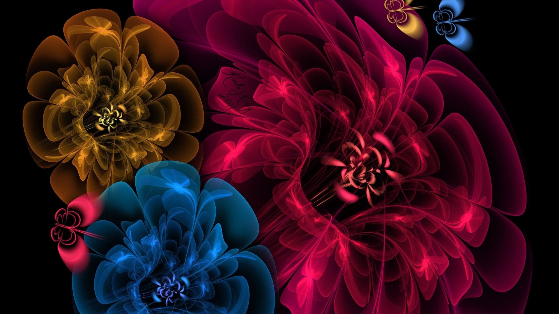 Abstract Roses Desktop Wallpapers