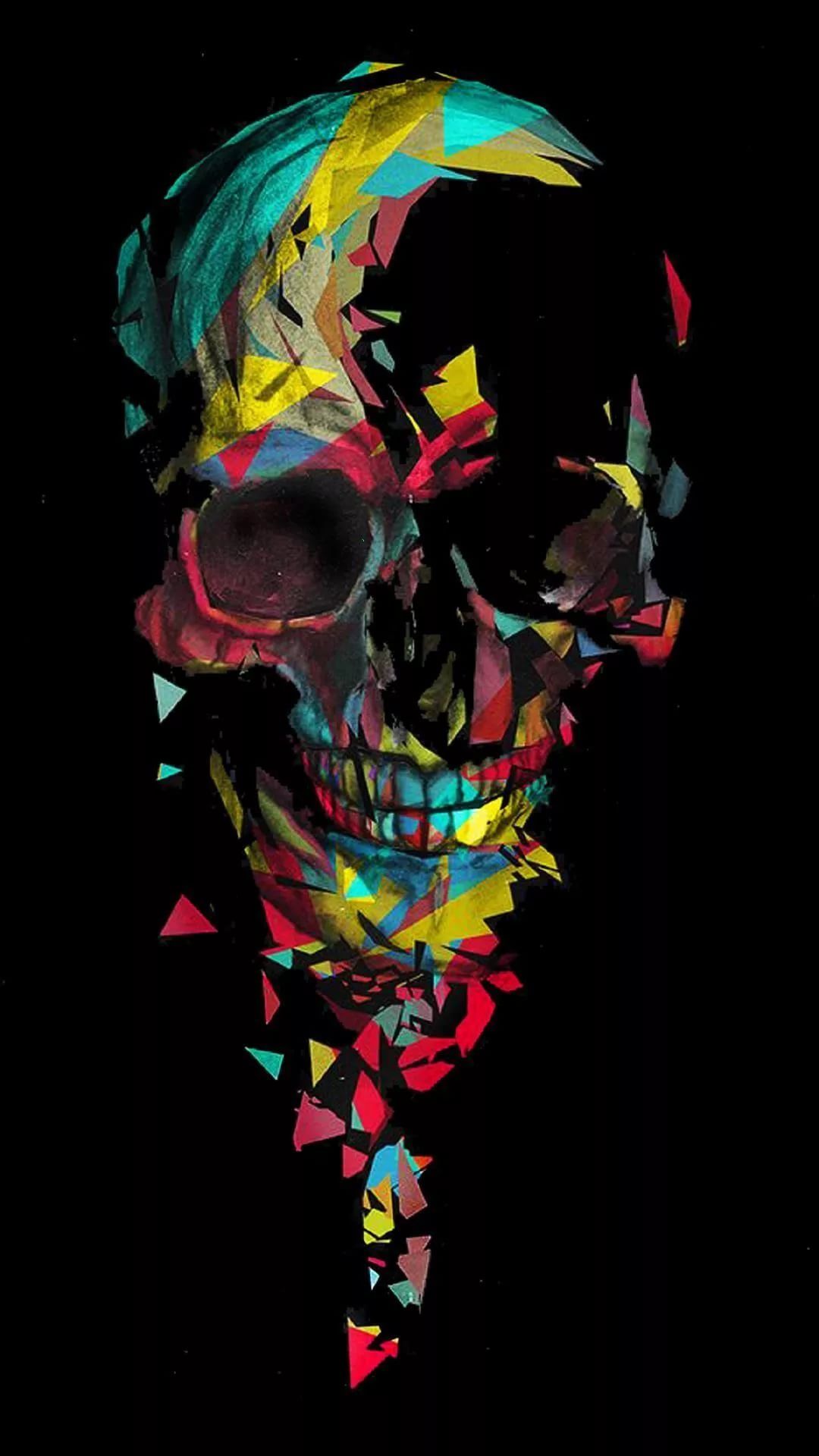 Abstract Skull Cool Iphone Wallpapers