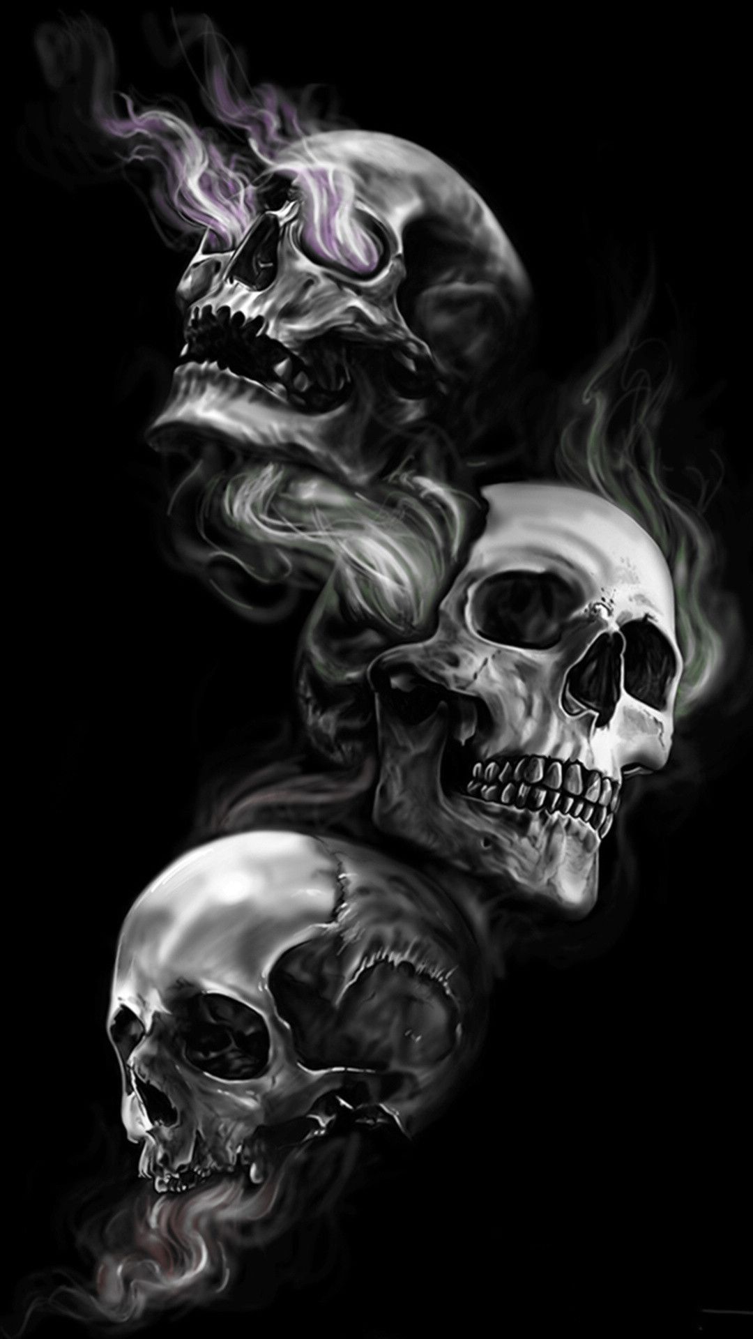 Abstract Skull Cool Iphone Wallpapers