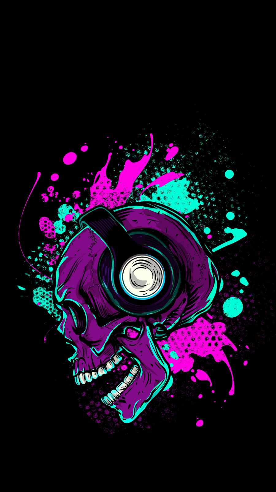 Abstract Skull Cool Iphone Wallpapers