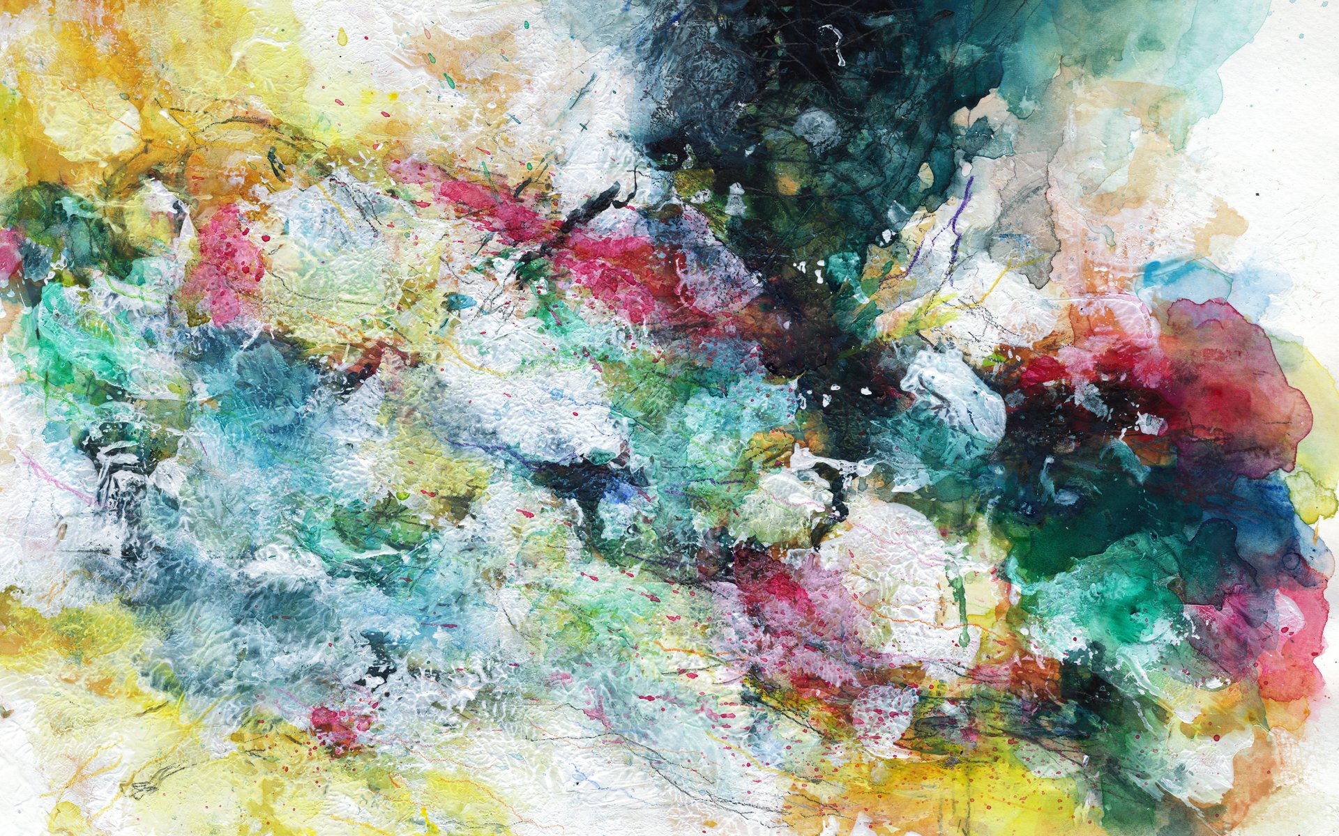 Abstract Watercolor Desktop Wallpapers
