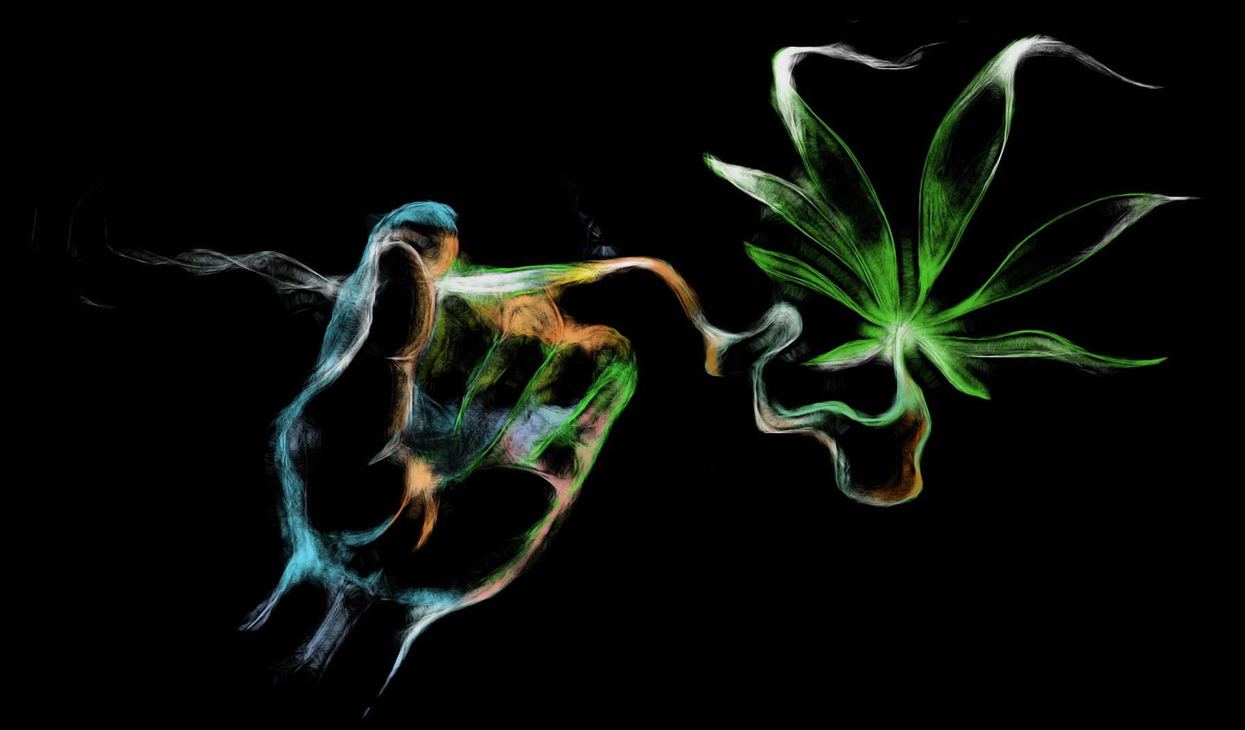 Abstract Weed Wallpapers