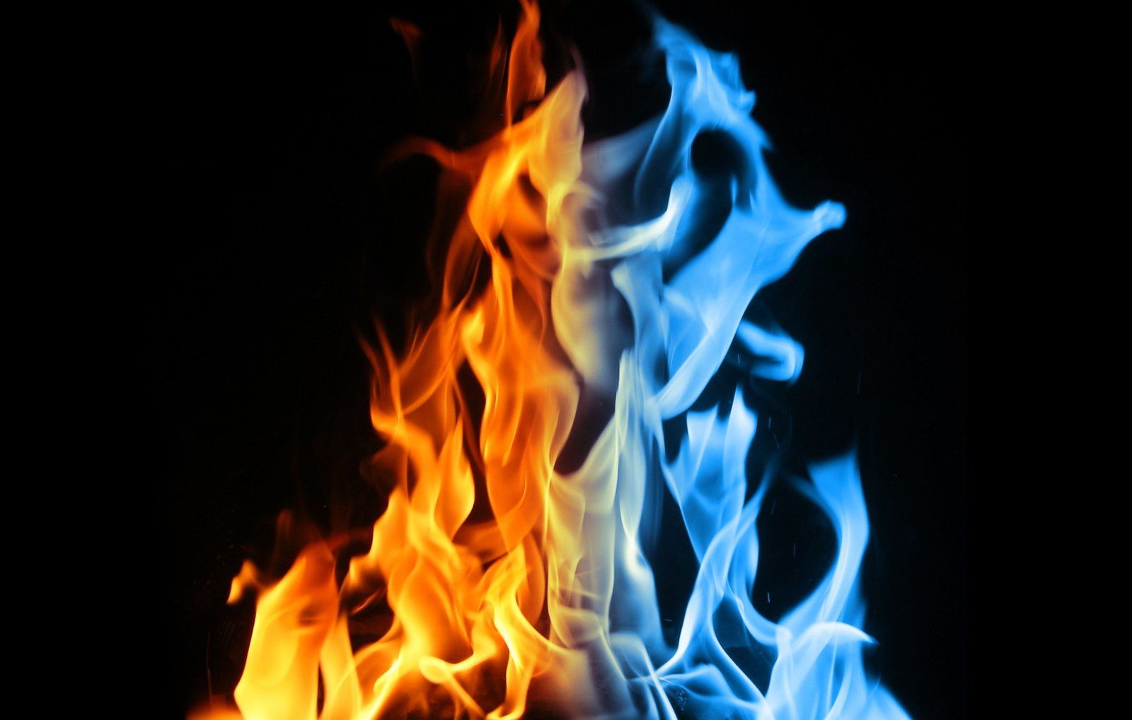 Abstract Fire And Ice Wallpapers