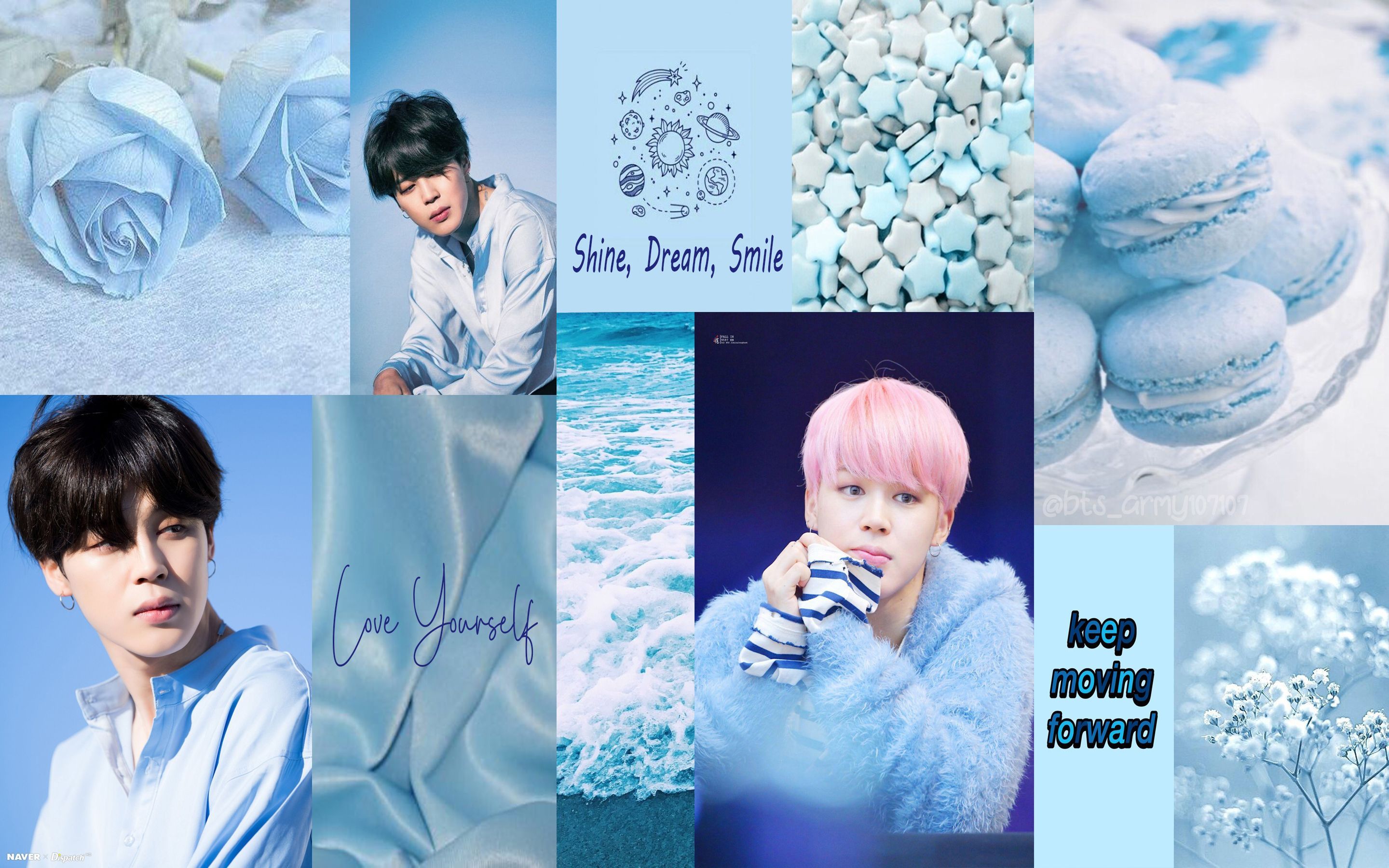 Aestetic Blue Jimin Wallpapers