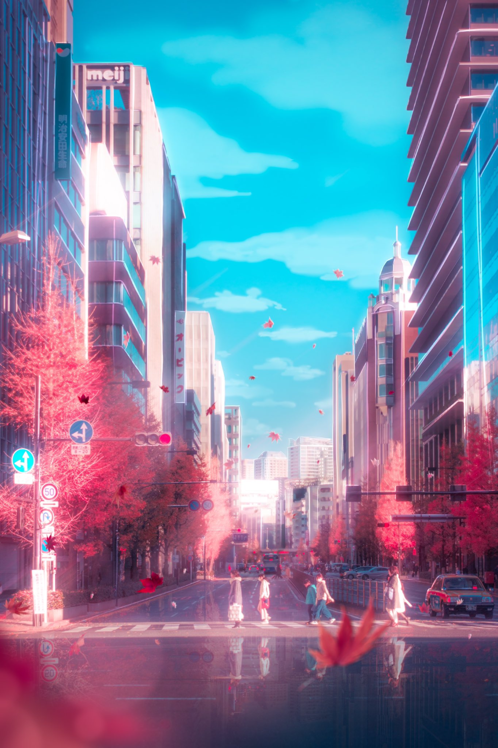 Aesthetic Anime City Wallpapers