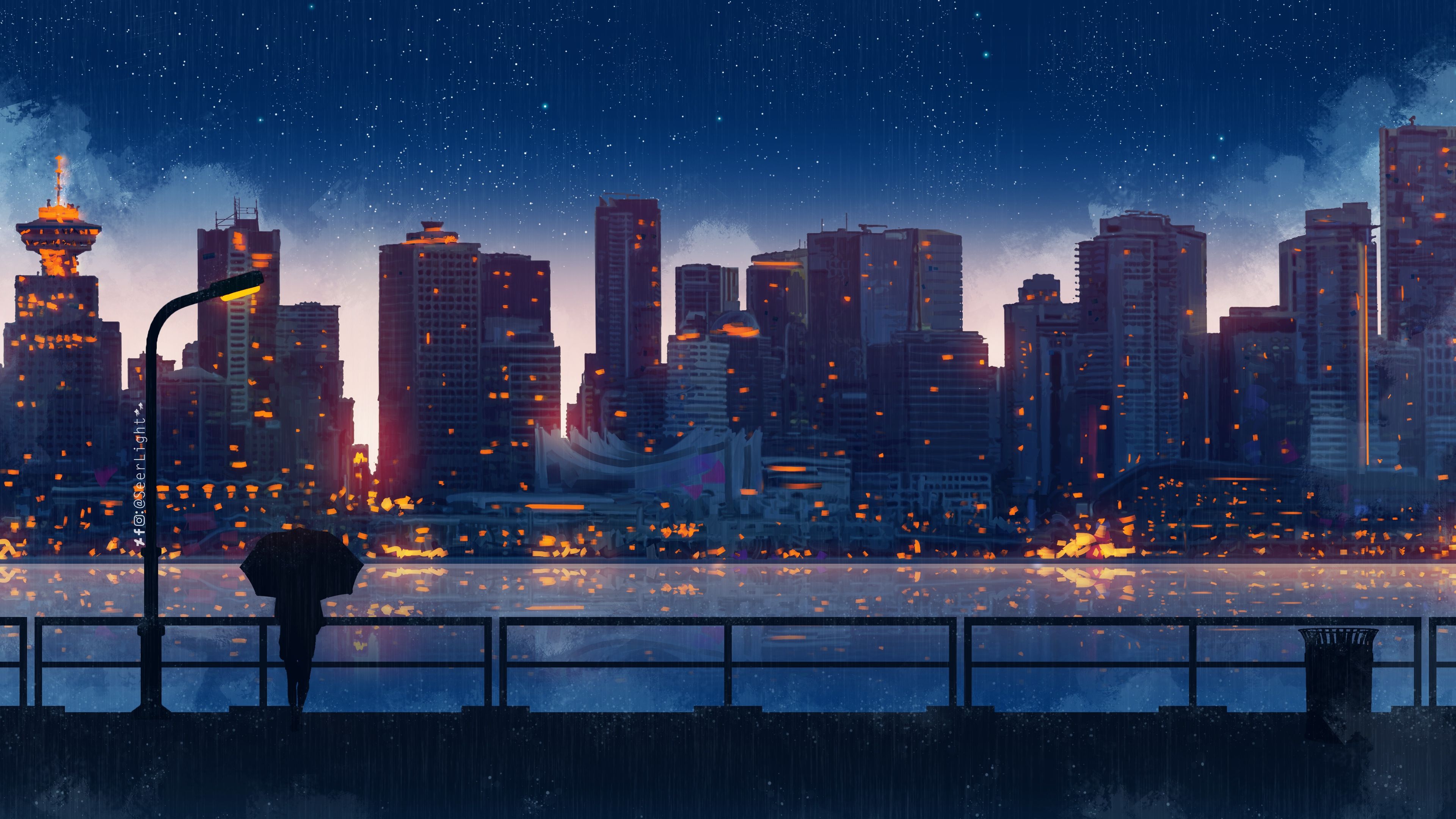 Aesthetic Anime City Wallpapers