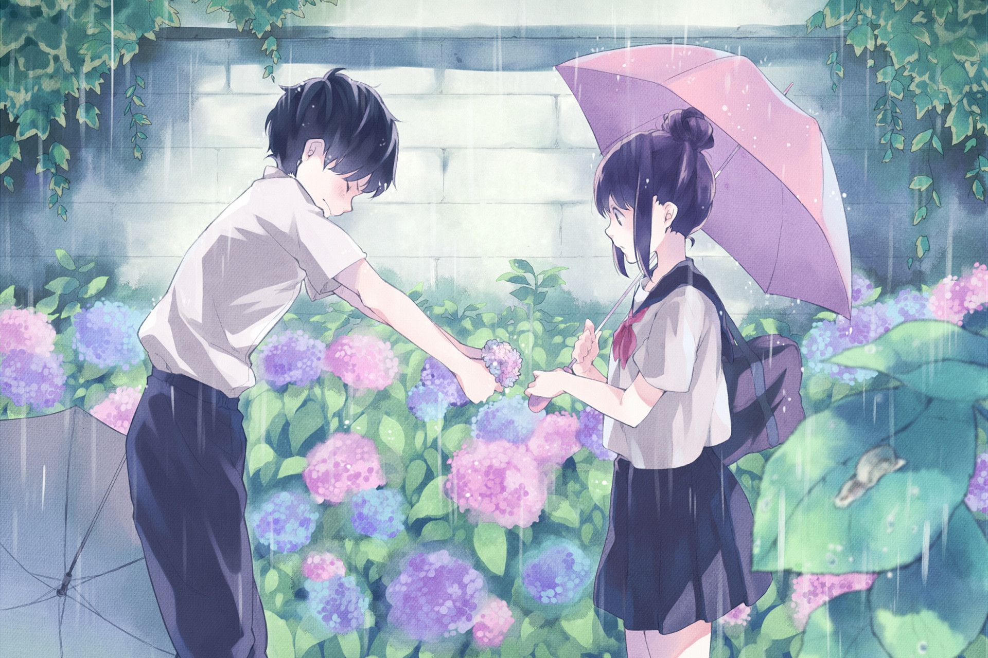 Aesthetic Anime Couple Wallpapers