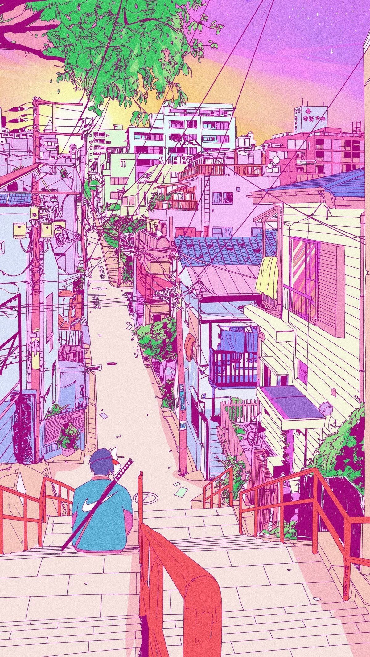 Aesthetic Asian Vaporwave Wallpapers