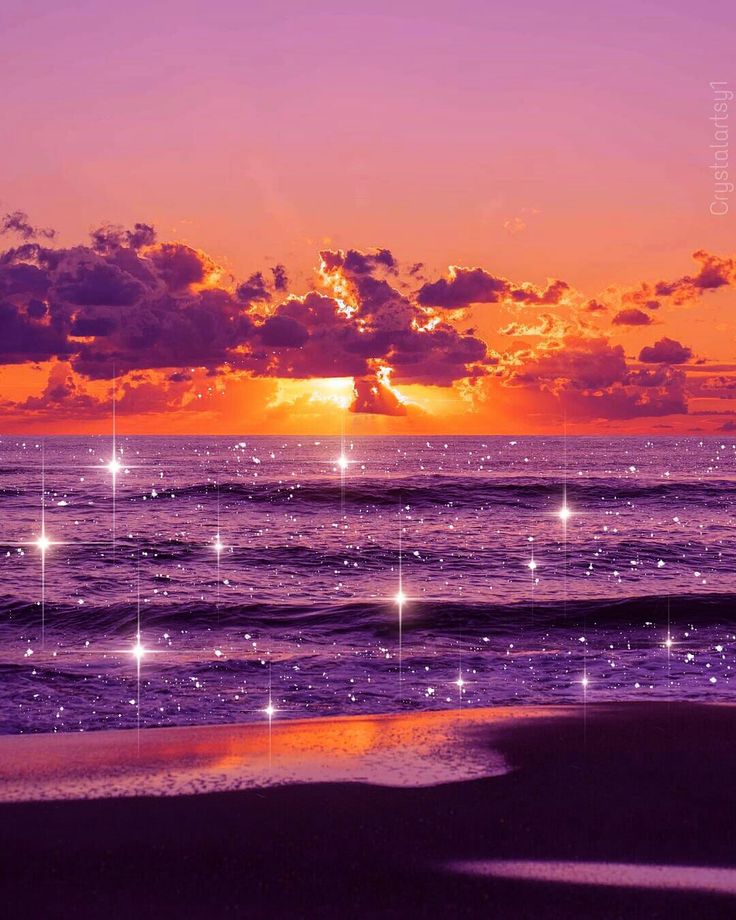 Aesthetic Beach Glitter Wallpapers