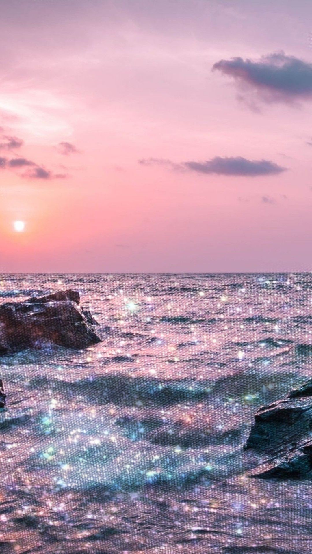 Aesthetic Beach Glitter Wallpapers