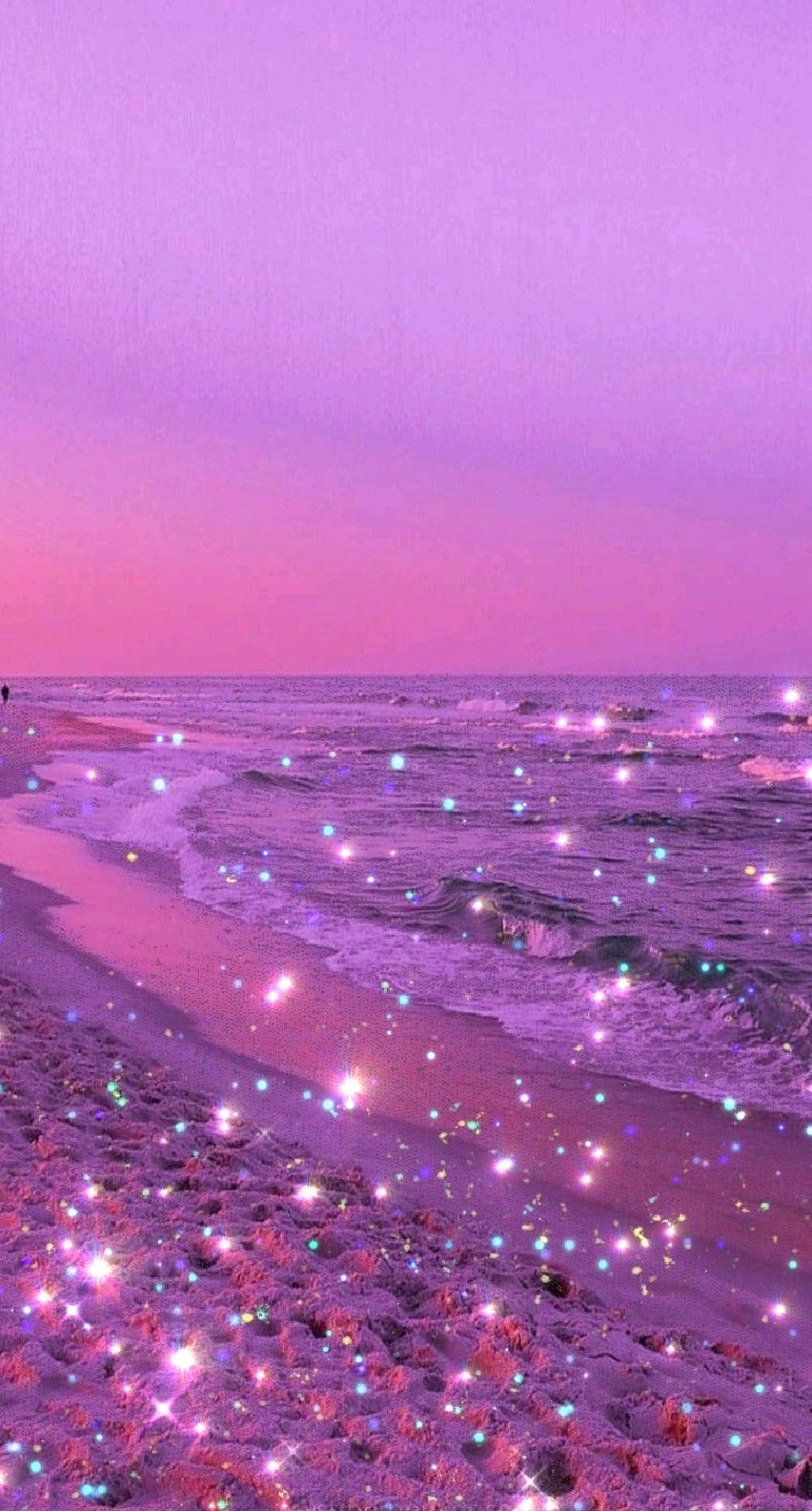 Aesthetic Beach Glitter Wallpapers