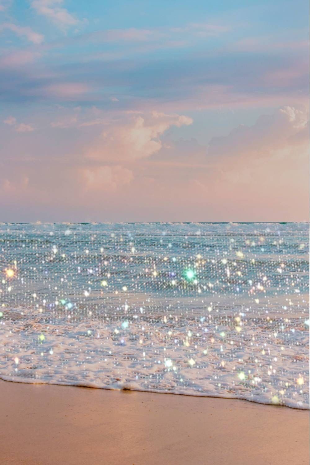 Aesthetic Beach Glitter Wallpapers