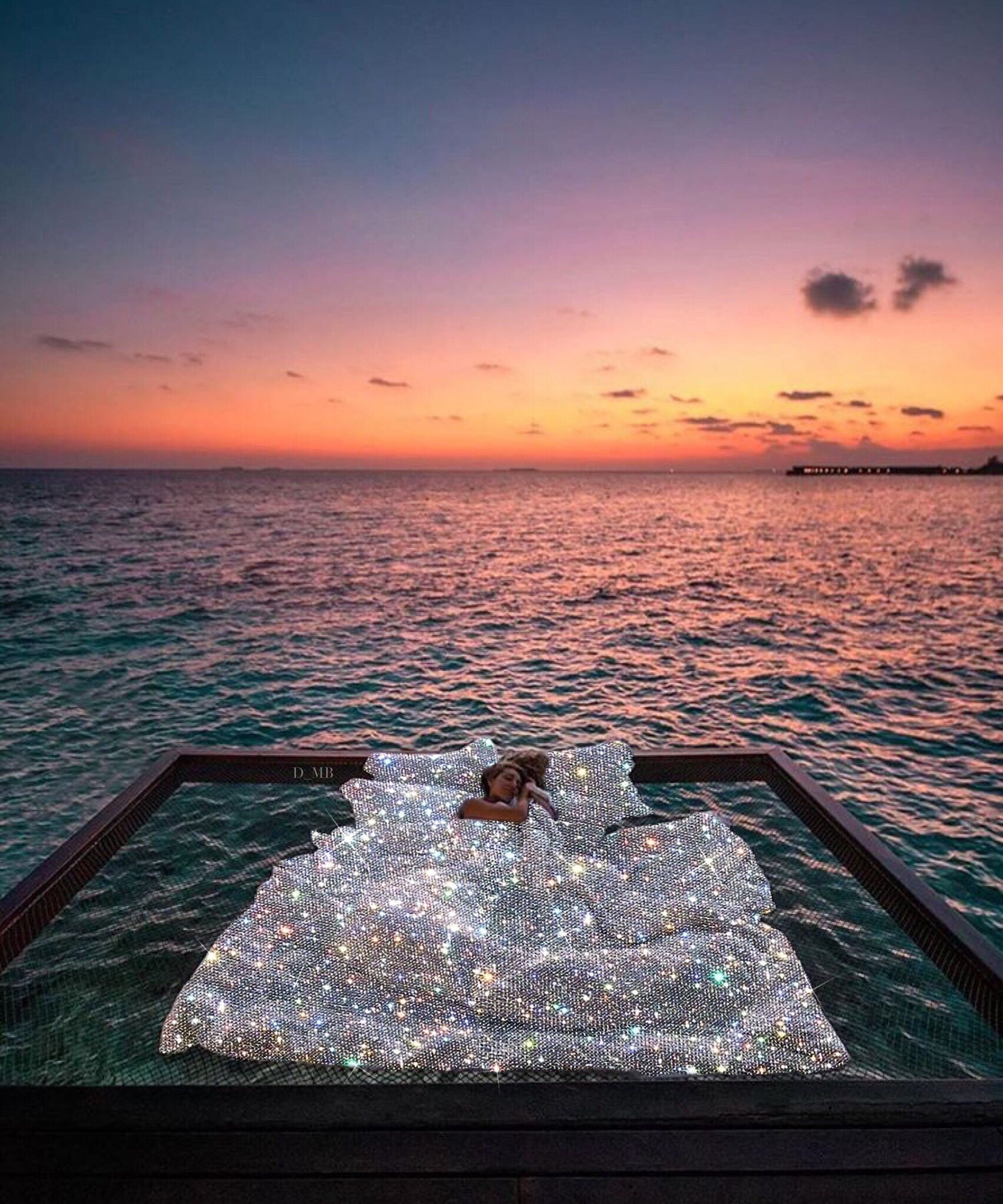 Aesthetic Beach Glitter Wallpapers