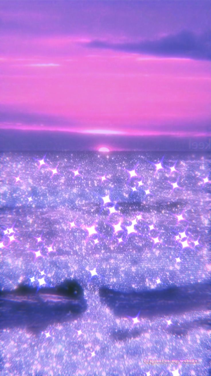 Aesthetic Beach Glitter Wallpapers