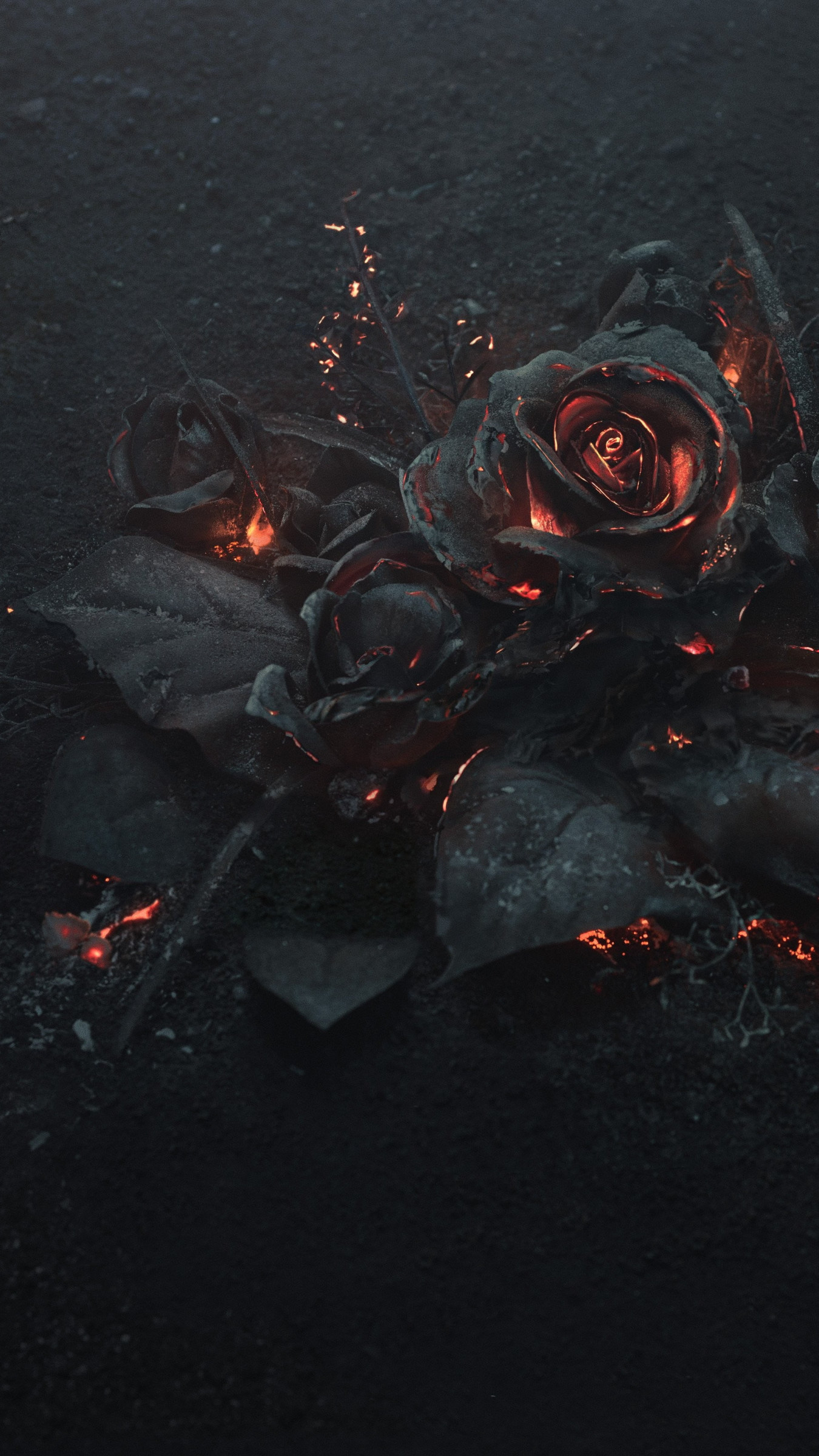 Aesthetic Black Rose Wallpapers