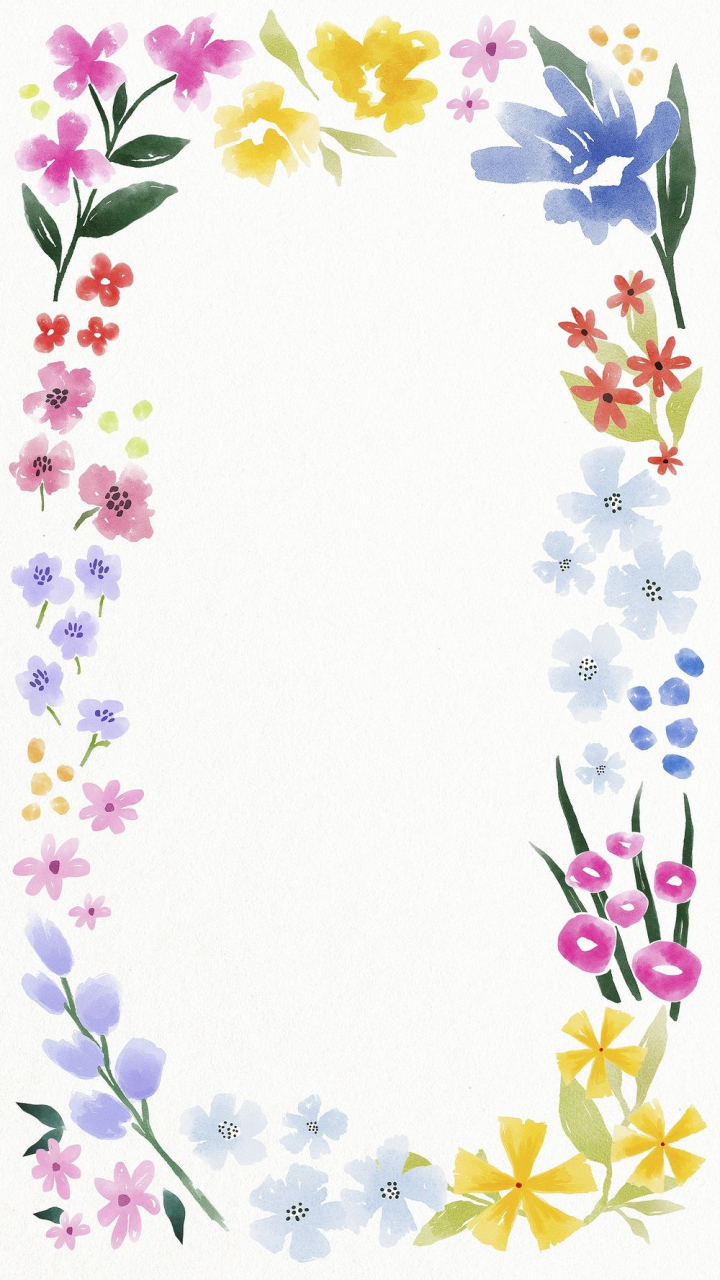 Aesthetic Blue And Pink Flowers Wallpapers