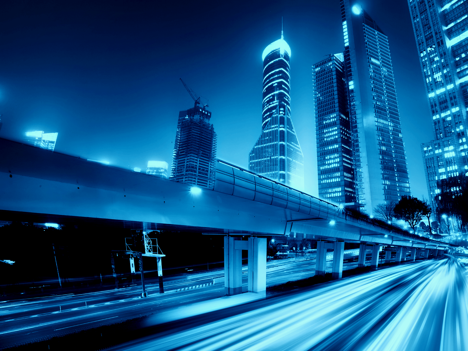 Aesthetic Blue City Wallpapers