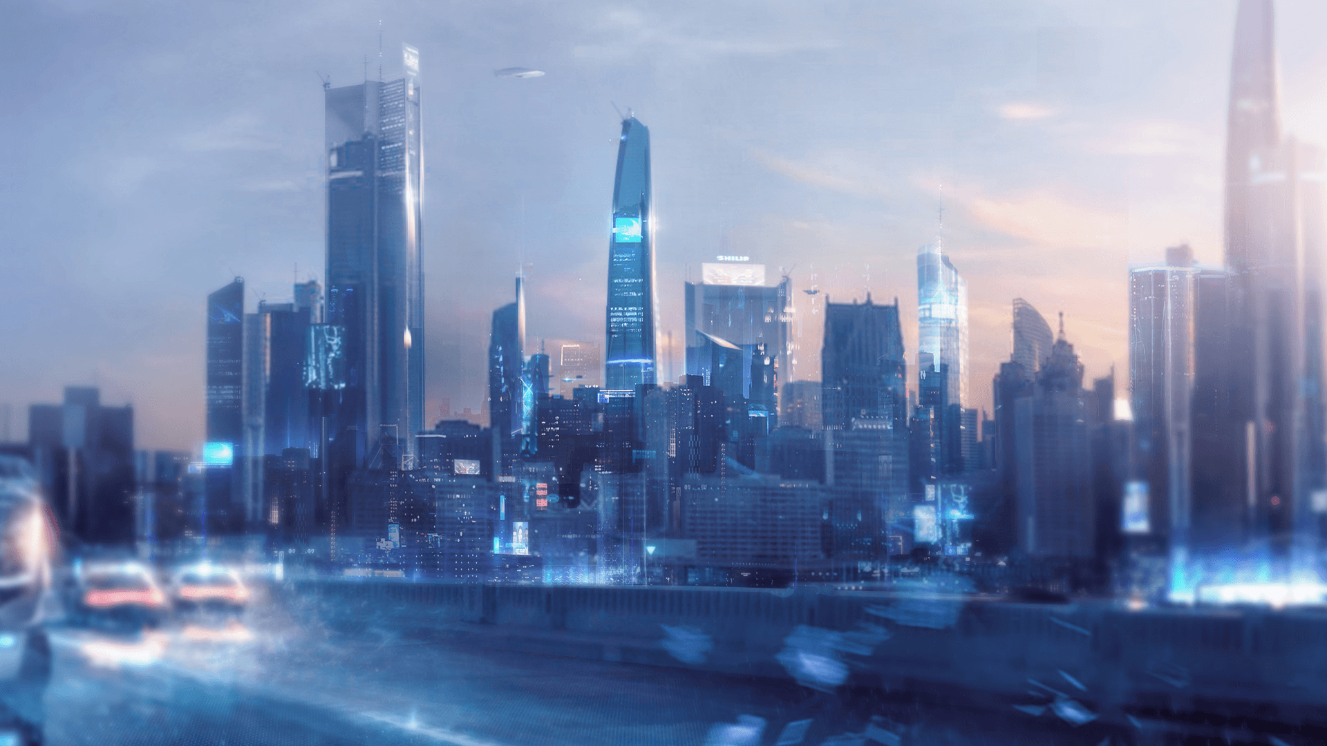 Aesthetic Blue City Wallpapers