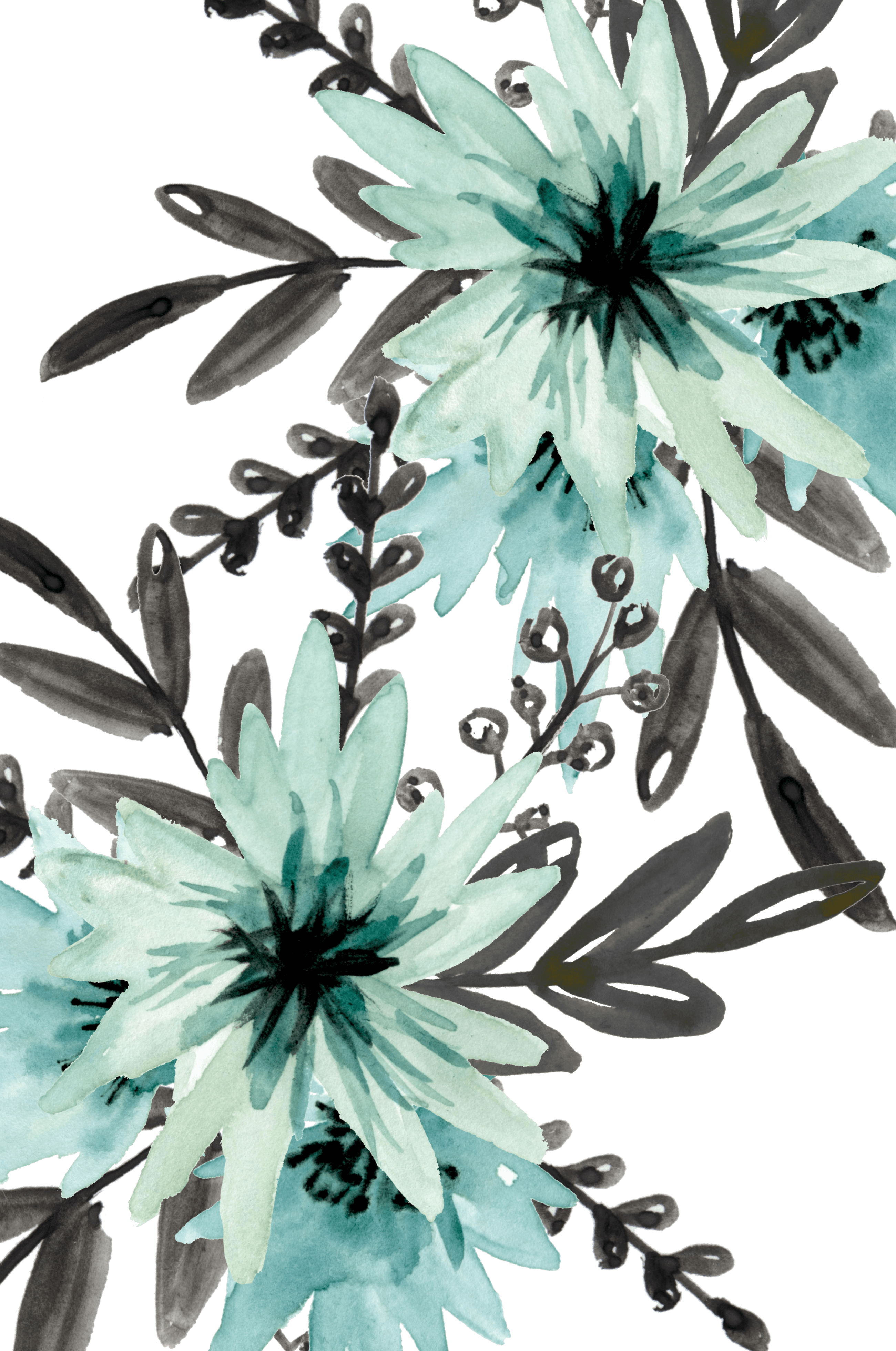 Aesthetic Blue Flowers Wallpapers