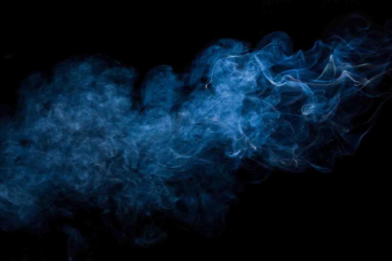 Aesthetic Blue Smoke Wallpapers