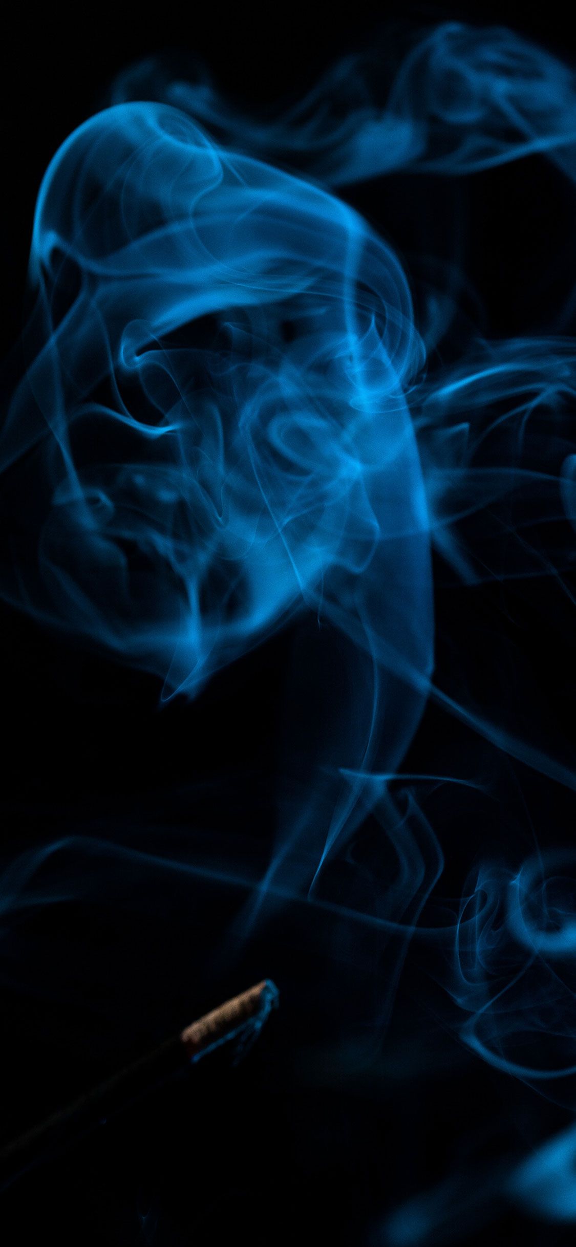 Aesthetic Blue Smoke Wallpapers