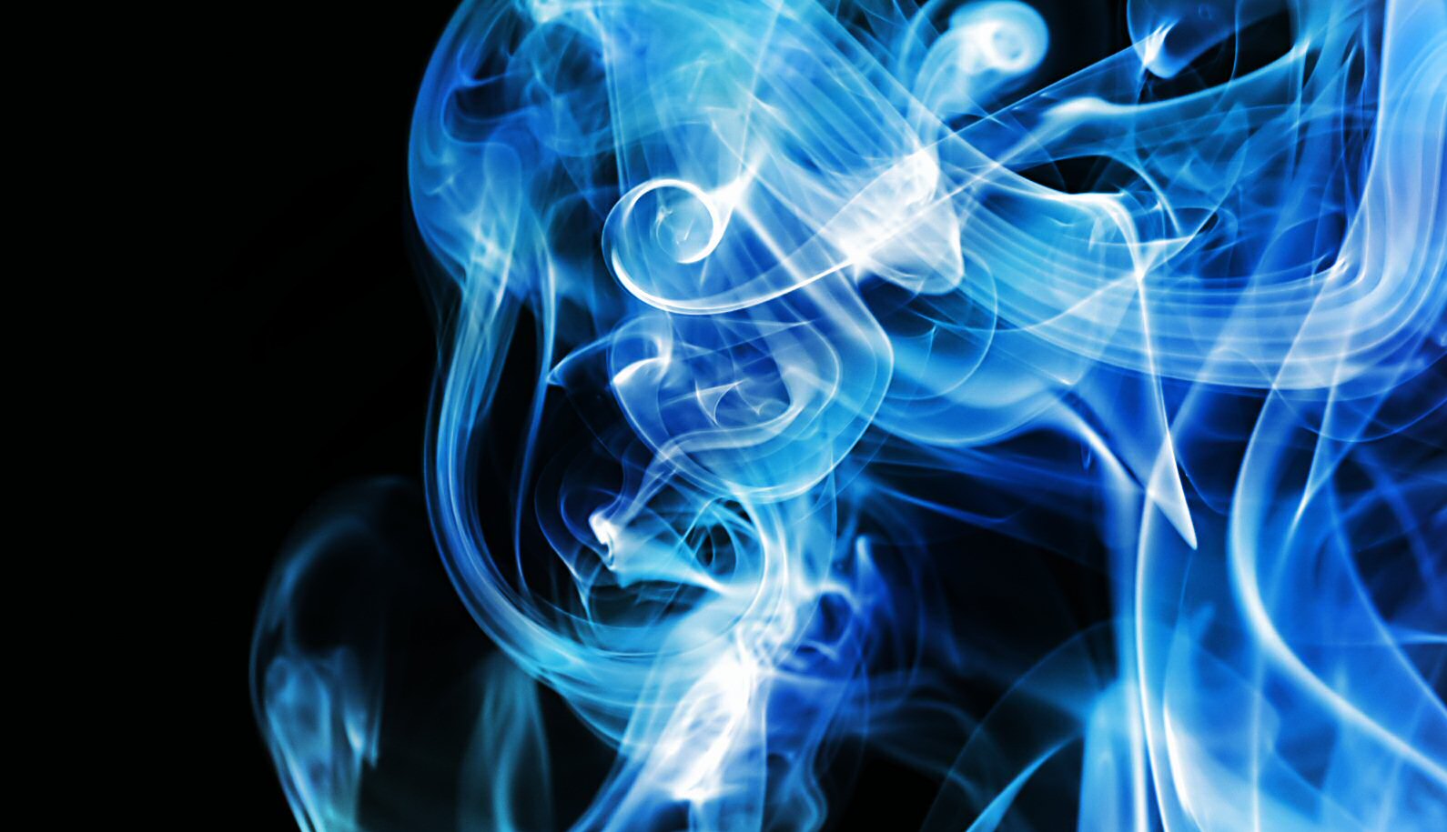 Aesthetic Blue Smoke Wallpapers