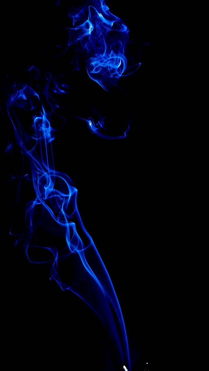 Aesthetic Blue Smoke Wallpapers