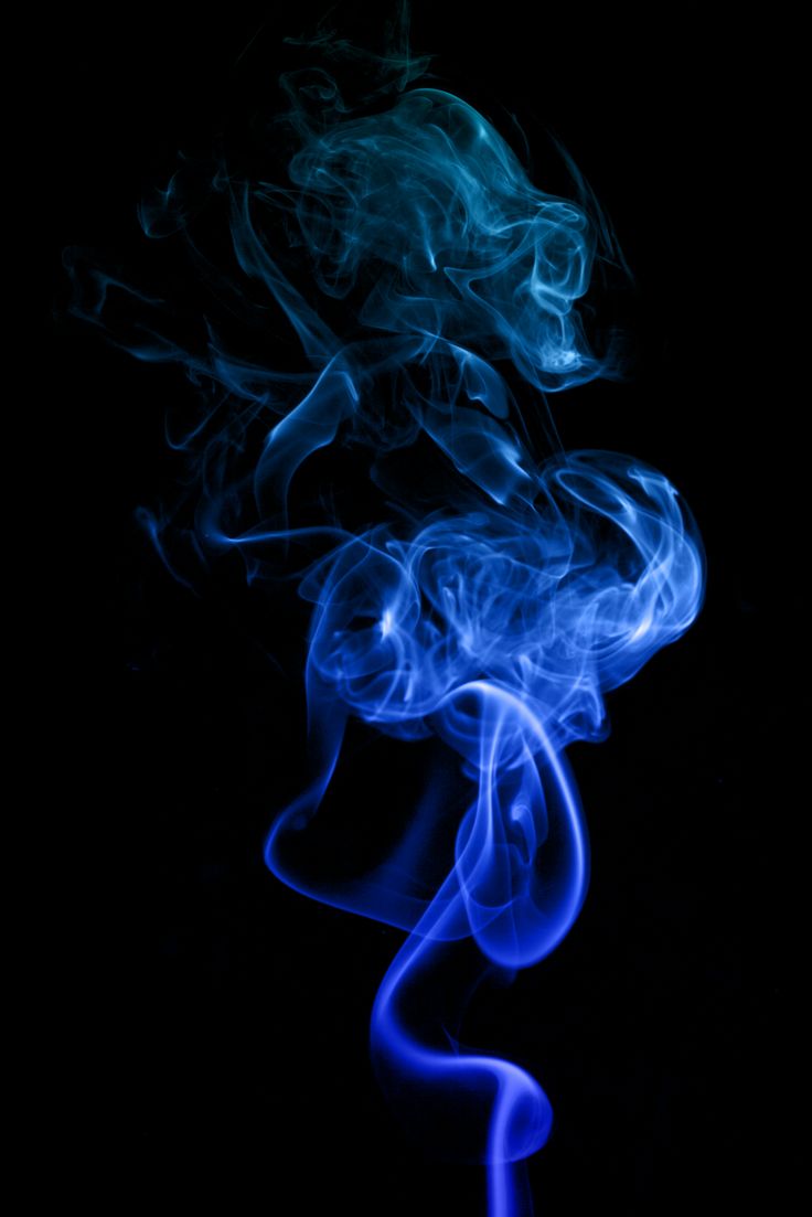 Aesthetic Blue Smoke Wallpapers