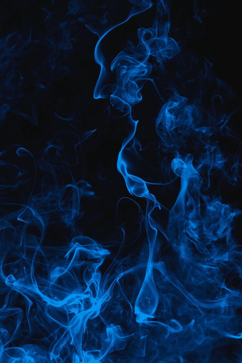 Aesthetic Blue Smoke Wallpapers