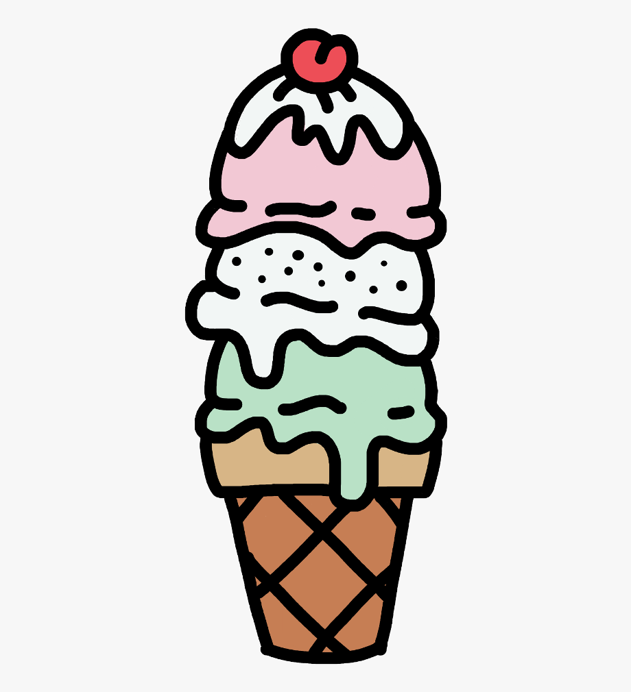 Aesthetic Cartoon Ice Cream Wallpapers