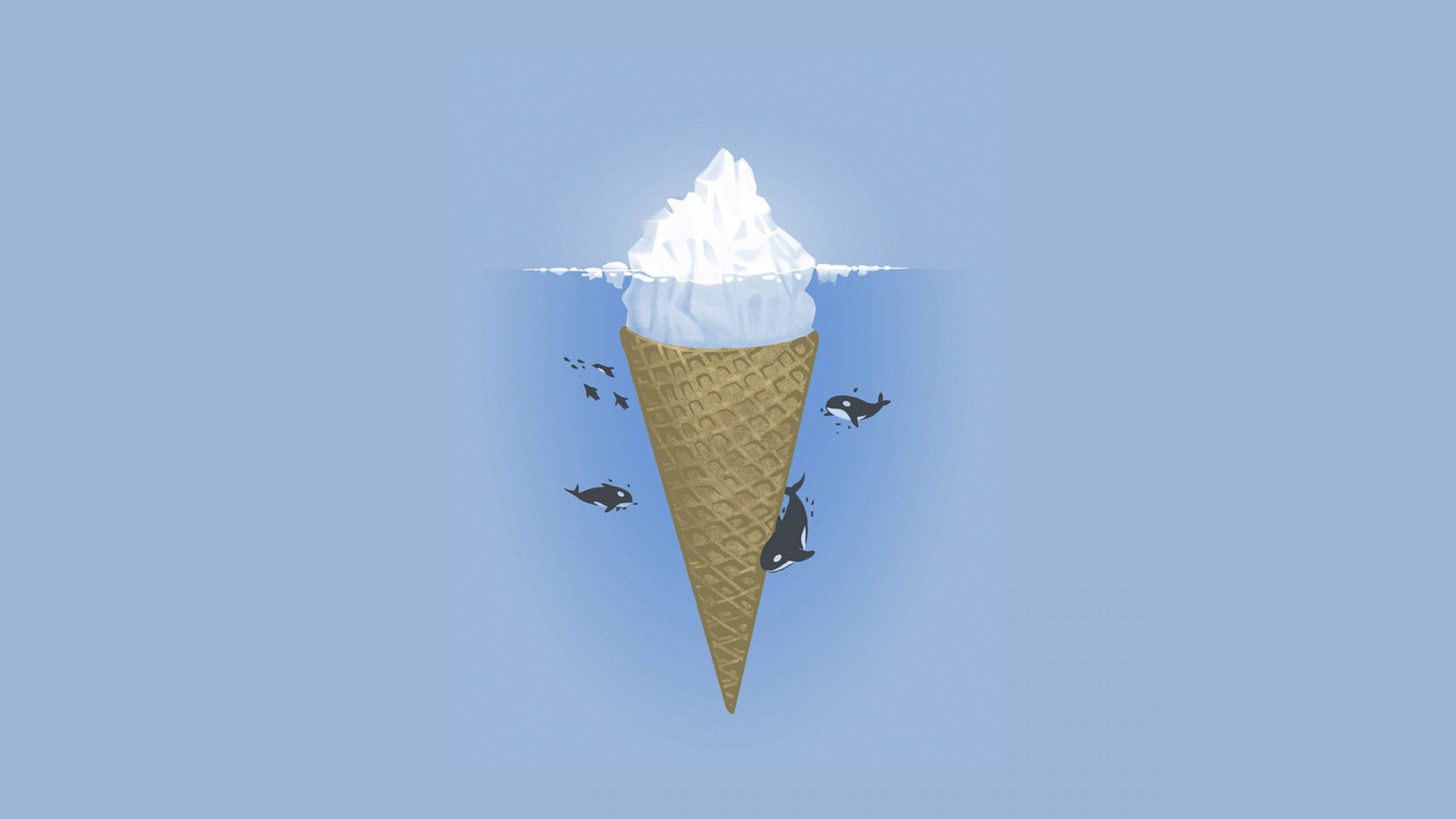 Aesthetic Cartoon Ice Cream Wallpapers