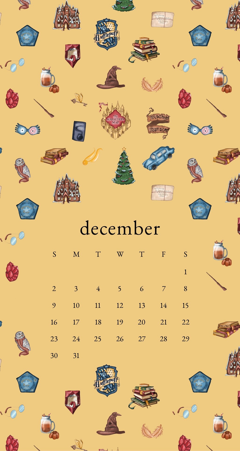 Aesthetic Christmas Harry Potter Wallpapers