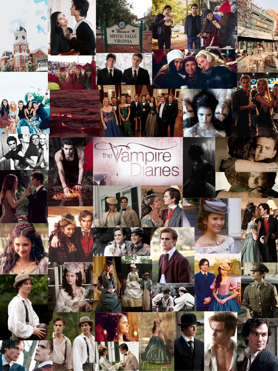 Aesthetic Collage Vampire Diaries Wallpapers