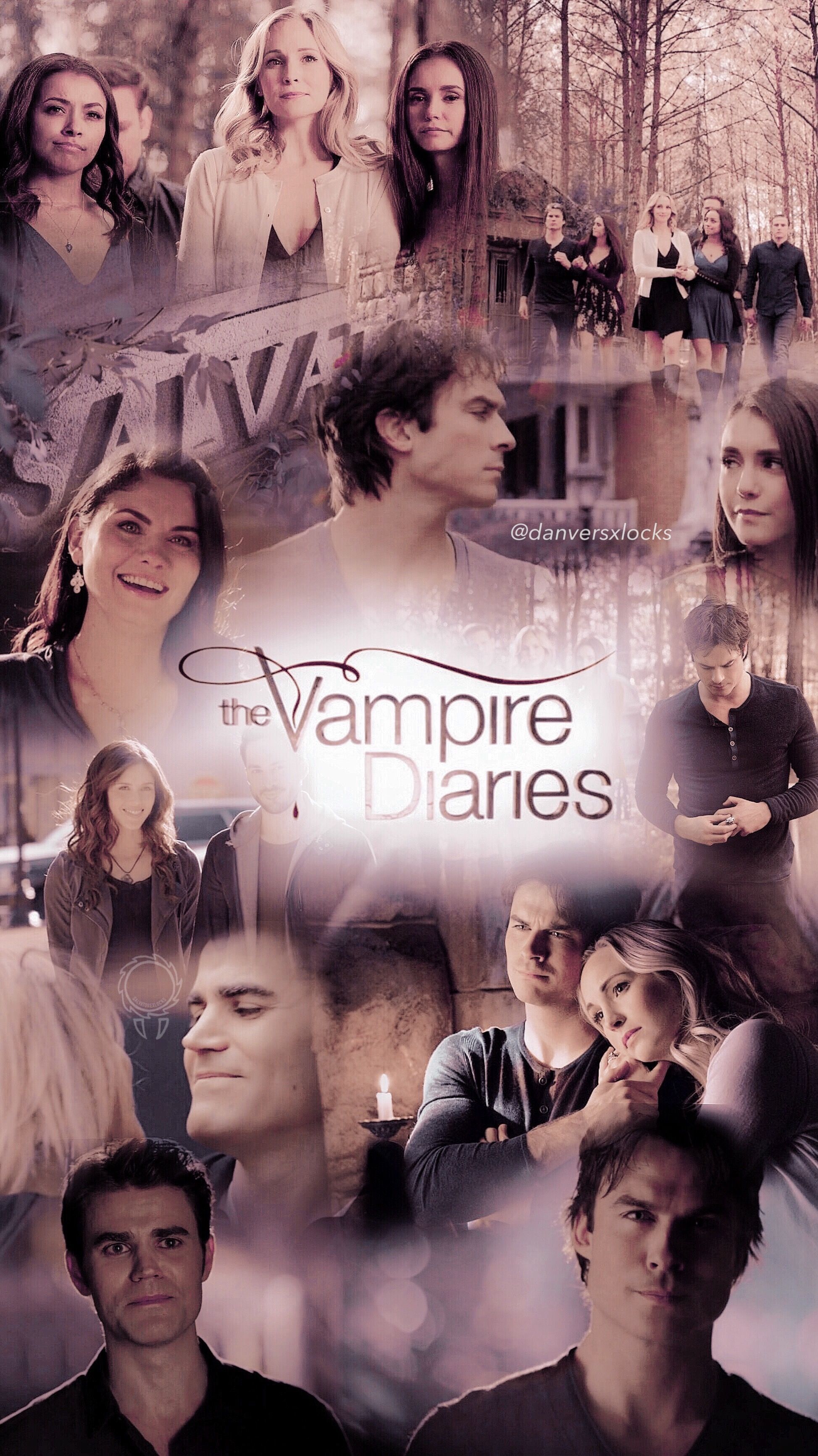 Aesthetic Collage Vampire Diaries Wallpapers