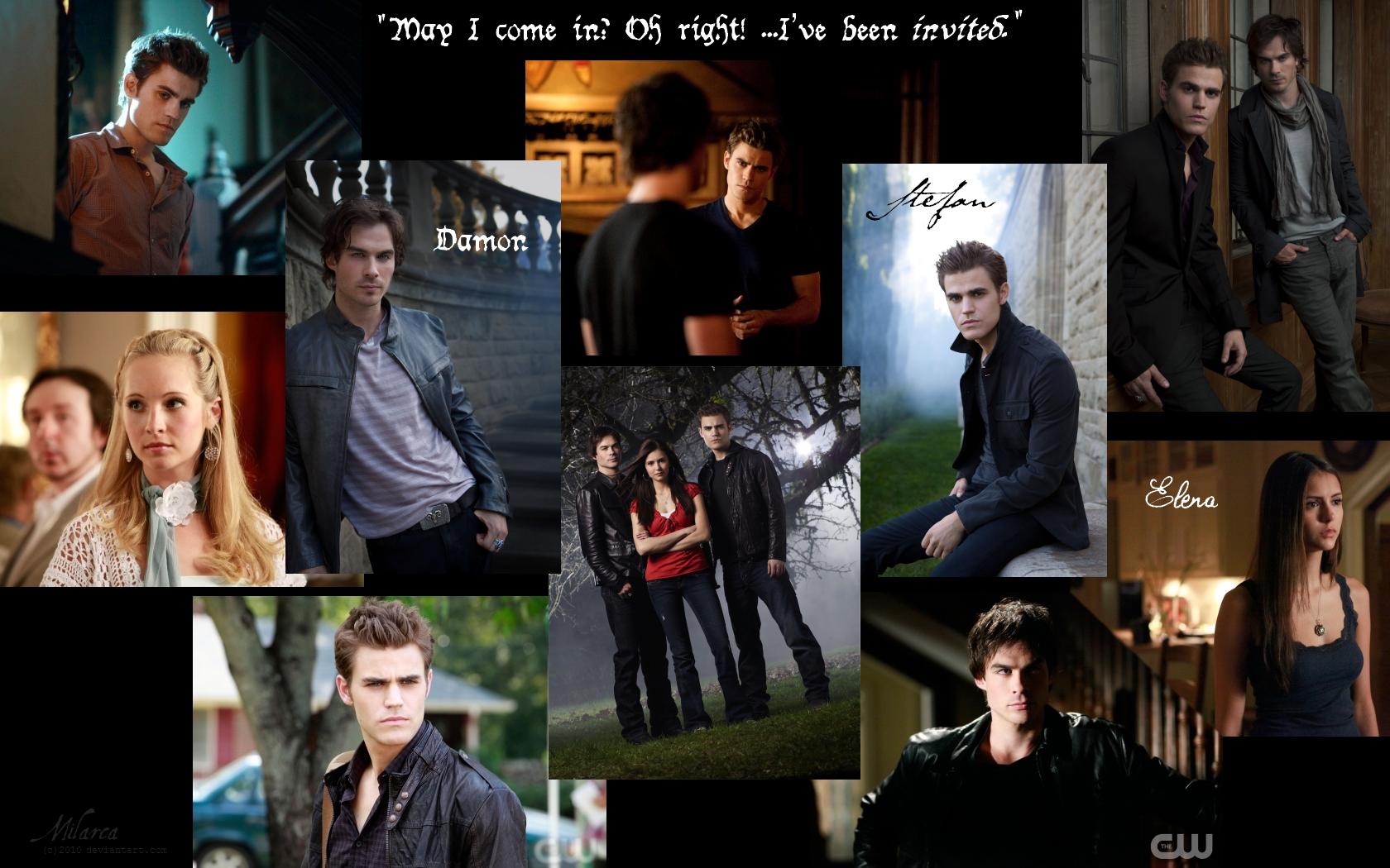 Aesthetic Collage Vampire Diaries Wallpapers