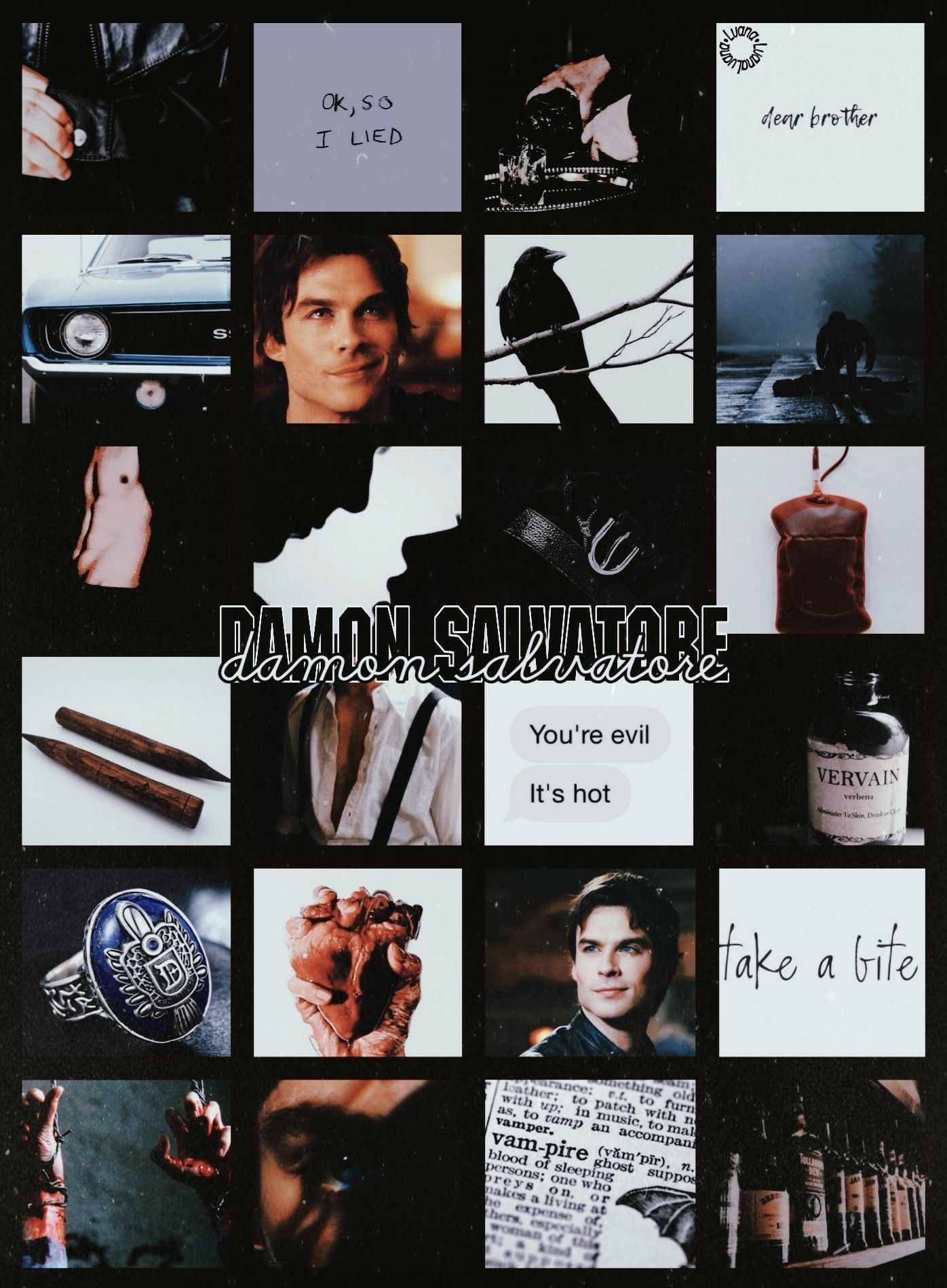 Aesthetic Collage Vampire Diaries Wallpapers