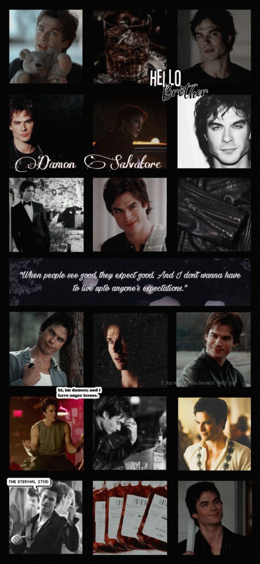 Aesthetic Collage Vampire Diaries Wallpapers