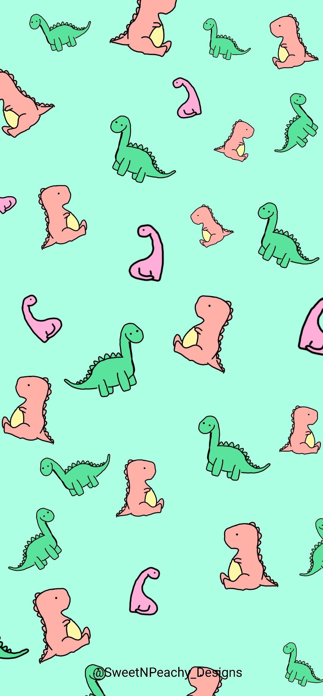 Aesthetic Cute Dino Wallpapers