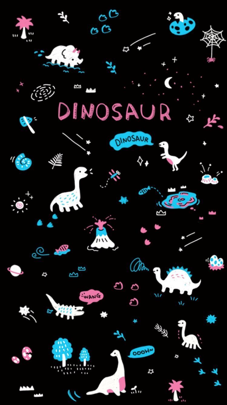 Aesthetic Cute Dino Wallpapers