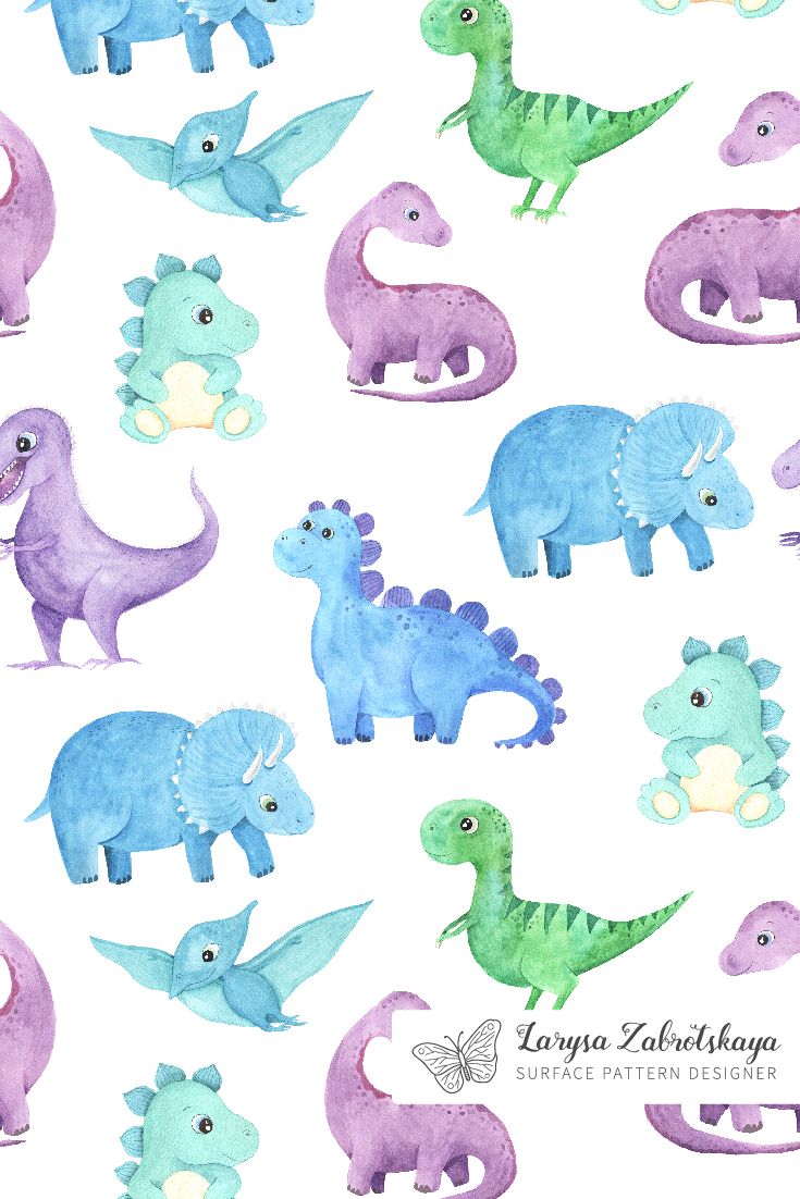 Aesthetic Cute Dinosaur Wallpapers