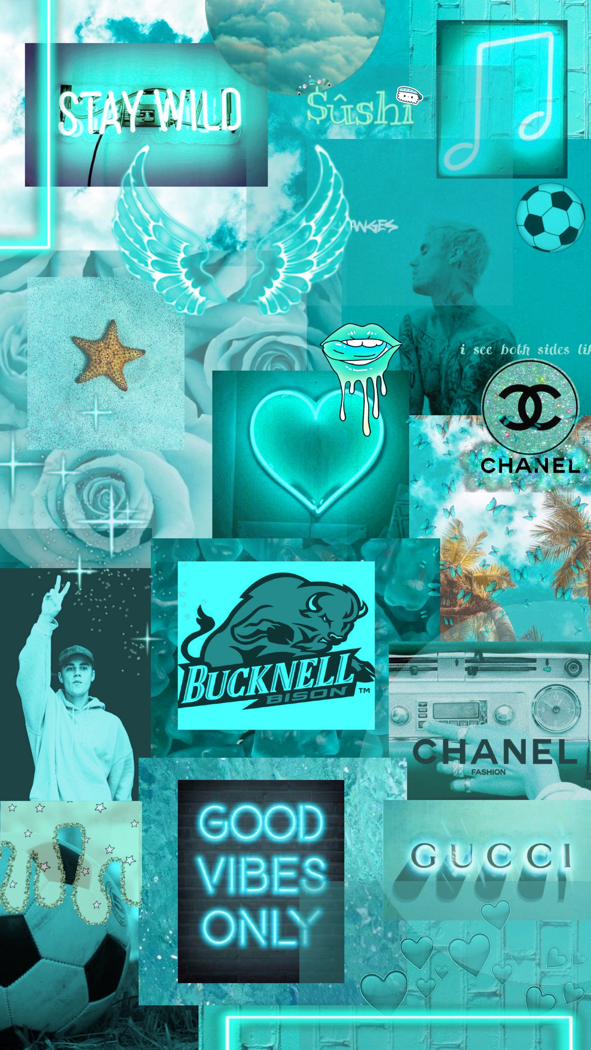 Aesthetic Cyan Wallpapers