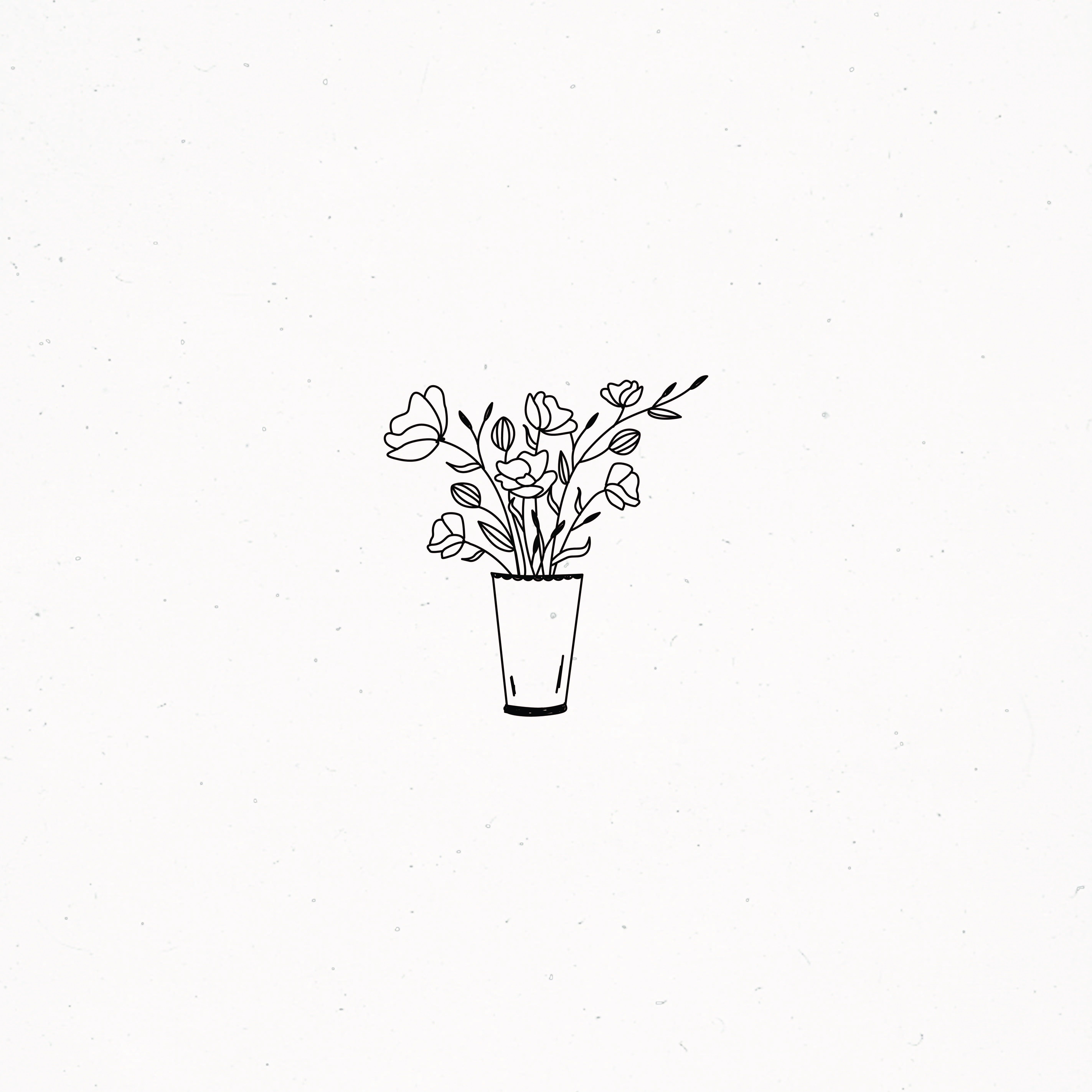 Aesthetic Flower Drawing Wallpapers