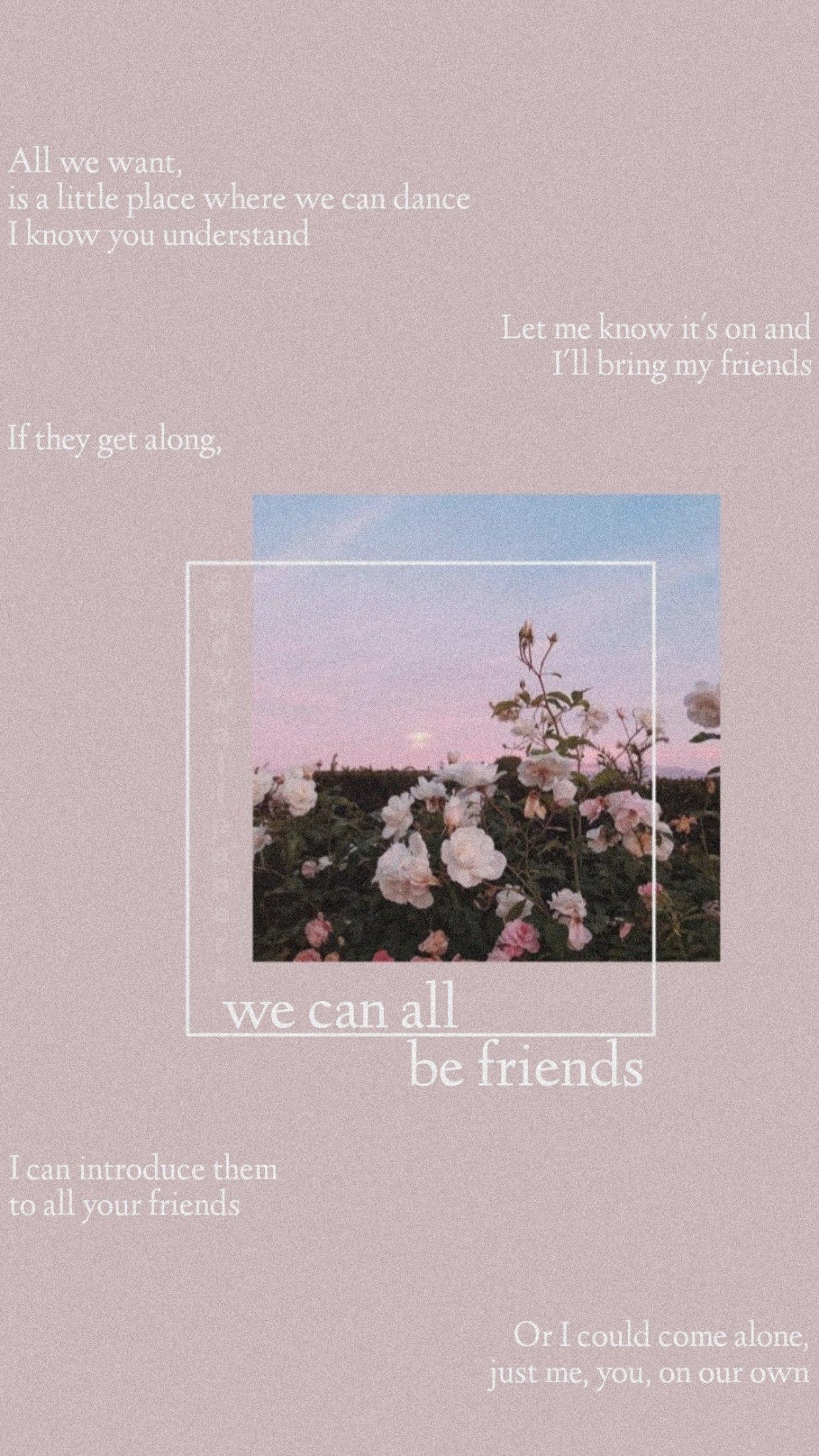 Aesthetic Friend Pictures Wallpapers