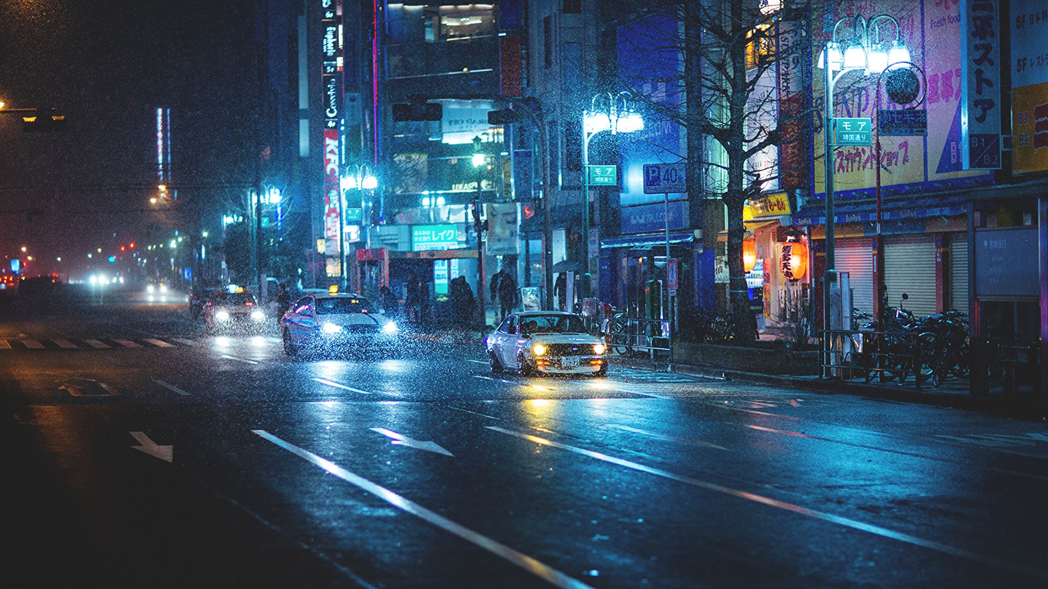 Aesthetic Japan Nightlife Wallpapers