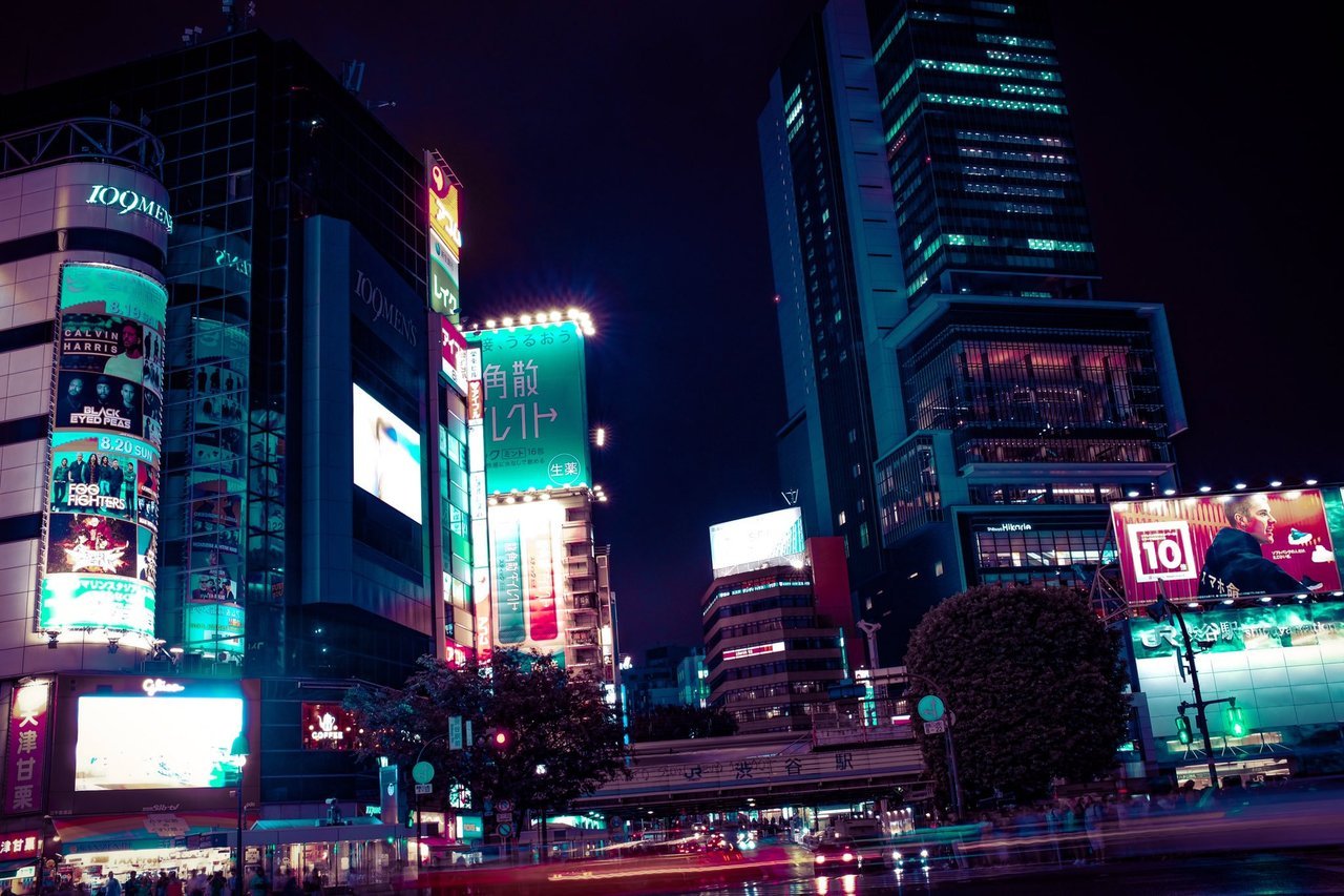 Aesthetic Japan Nightlife Wallpapers